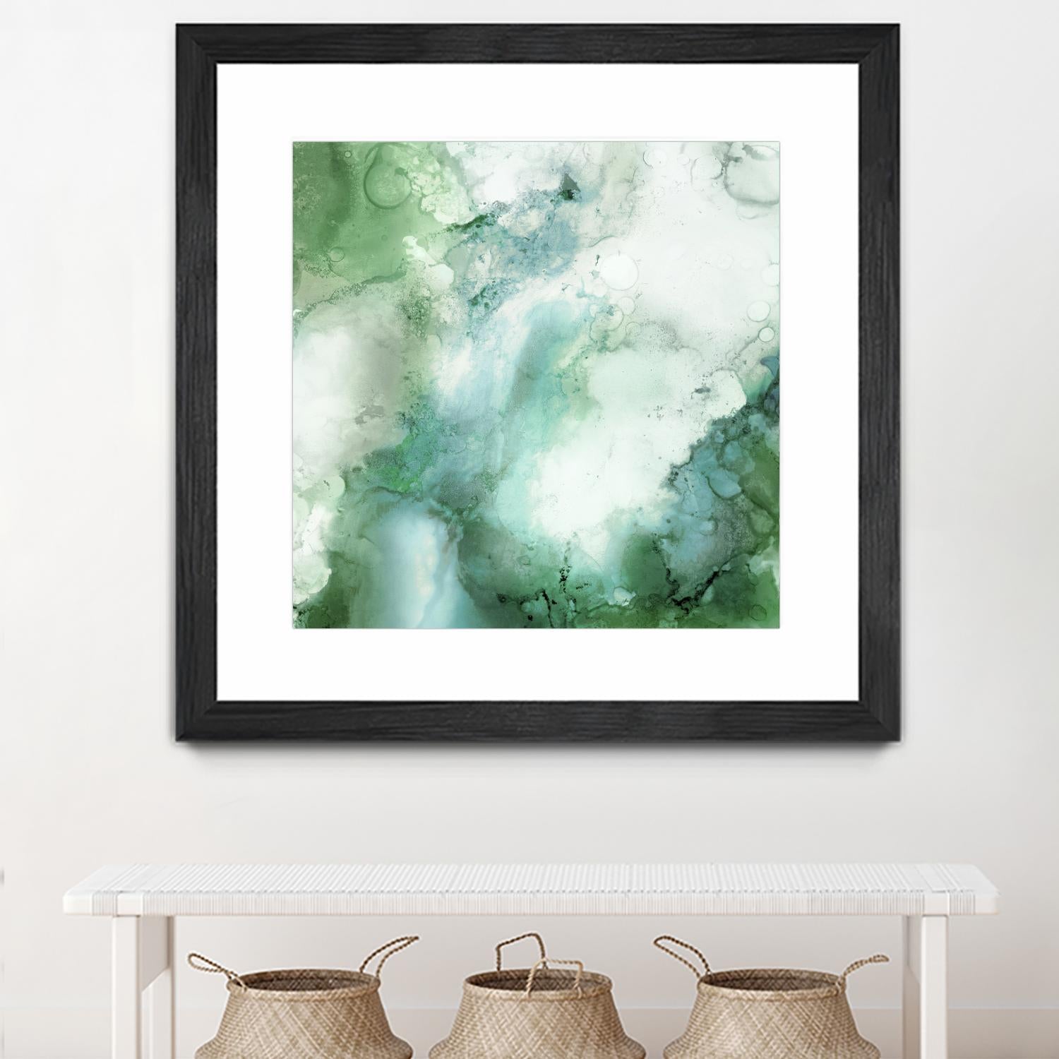 Zen Panel III by Wendy Kroeker on GIANT ART - white abstract