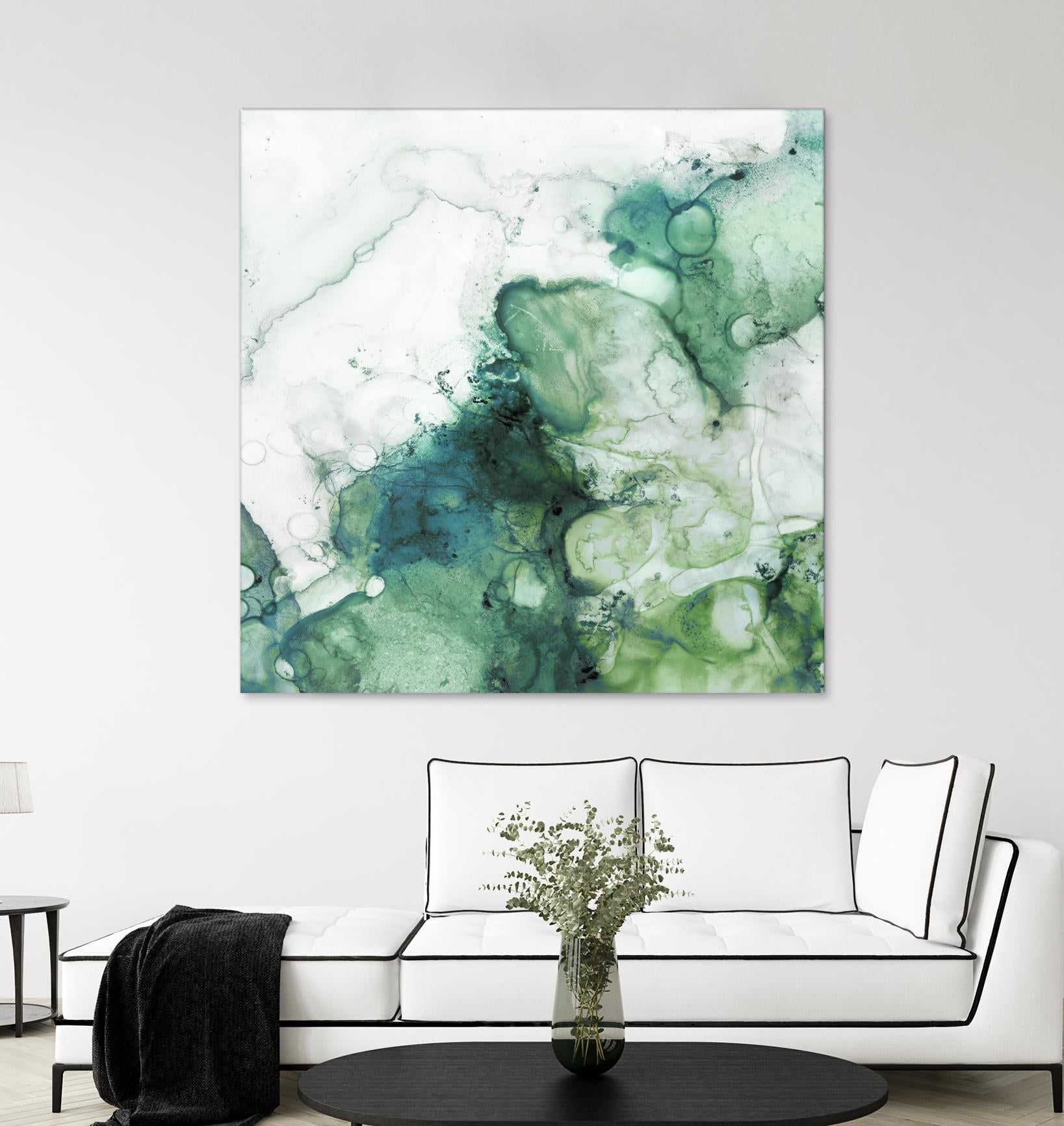Zen Panel IV by Wendy Kroeker on GIANT ART - white abstract