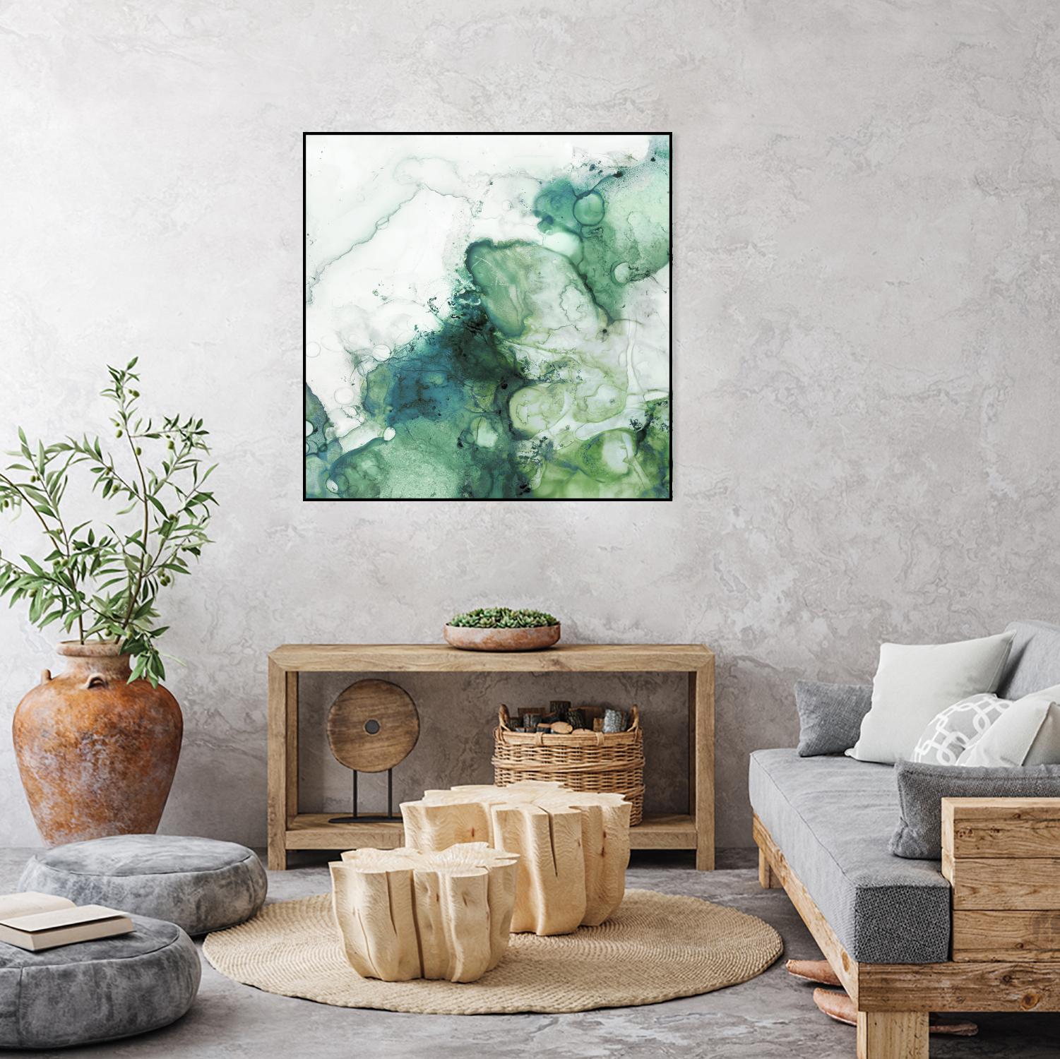 Zen Panel IV by Wendy Kroeker on GIANT ART - white abstract