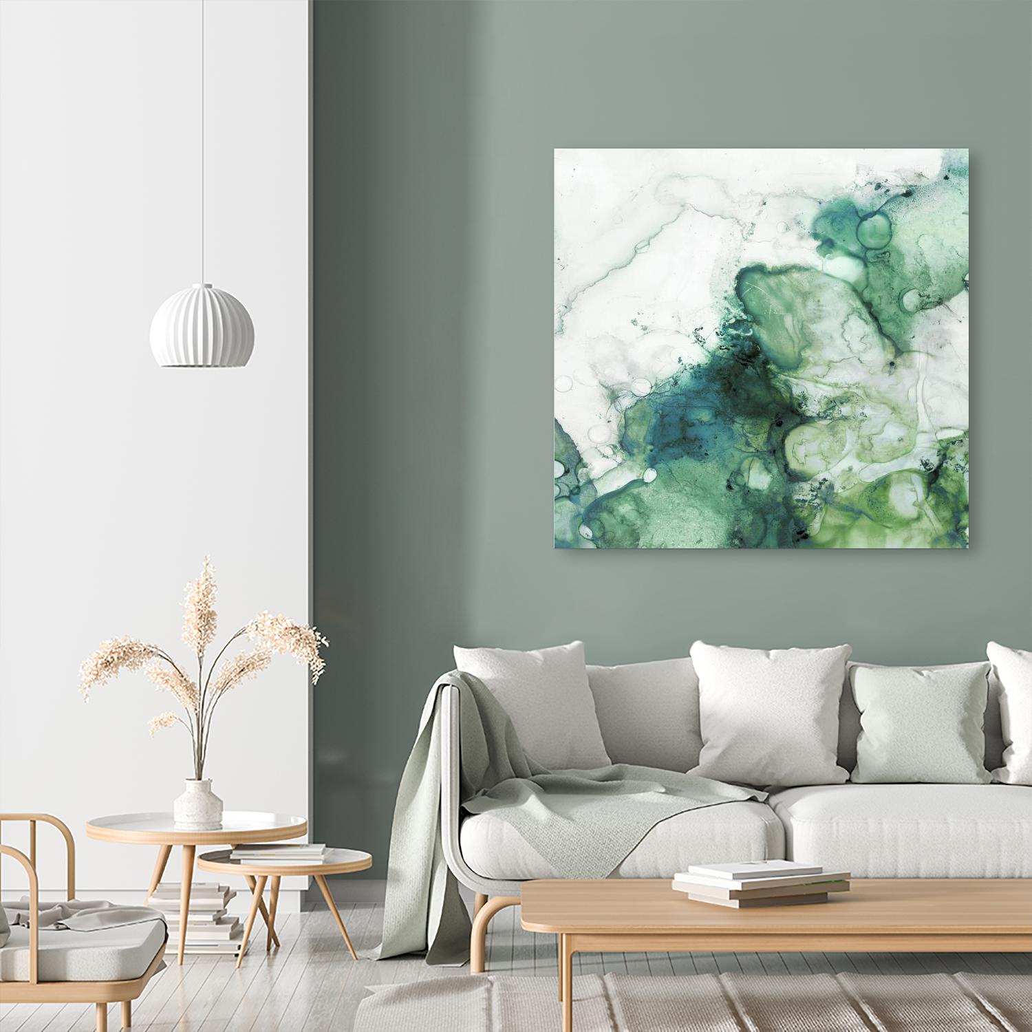 Zen Panel IV by Wendy Kroeker on GIANT ART - white abstract