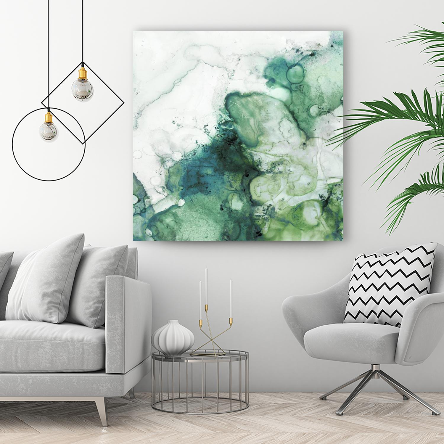 Zen Panel IV by Wendy Kroeker on GIANT ART - white abstract