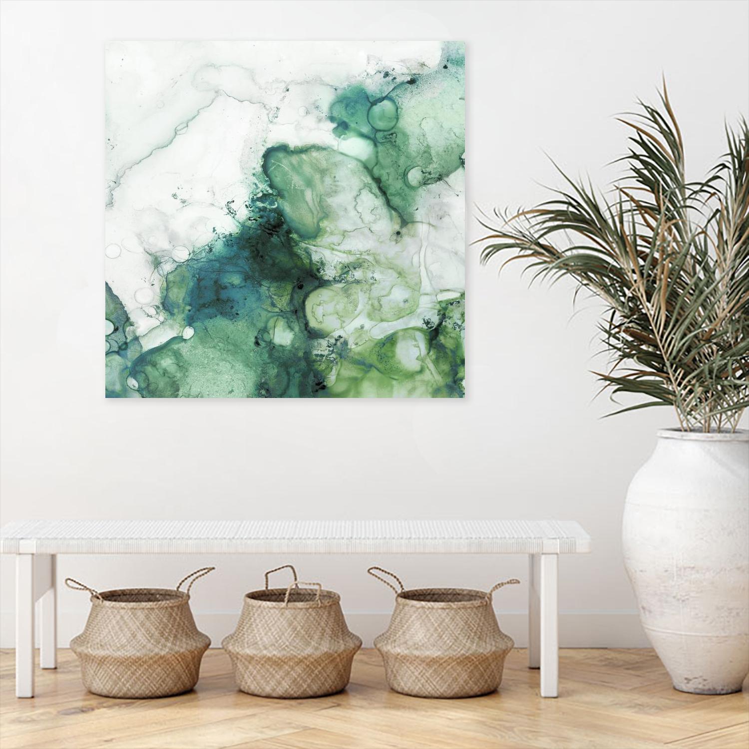 Zen Panel IV by Wendy Kroeker on GIANT ART - white abstract