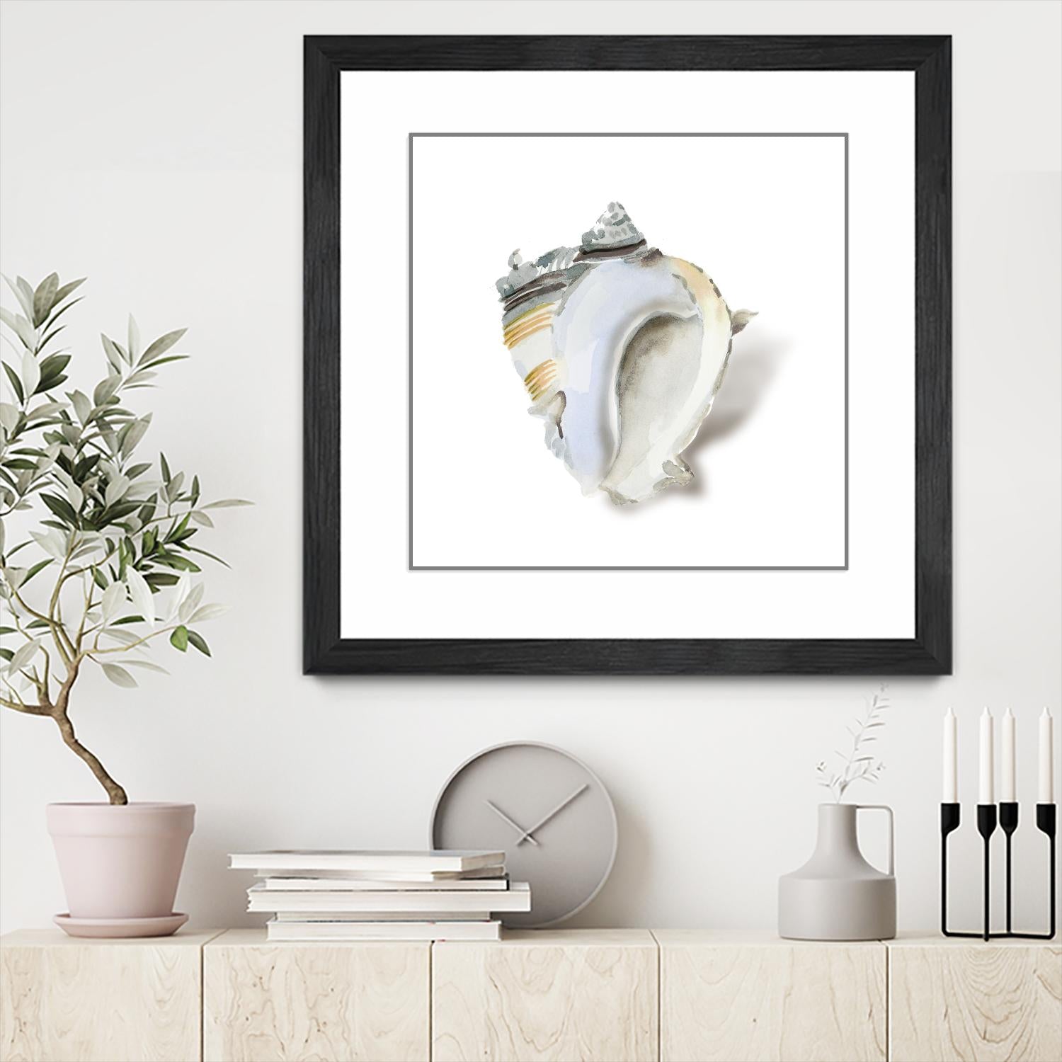 Seafoam Shell by Aimee Wilson on GIANT ART - abstract