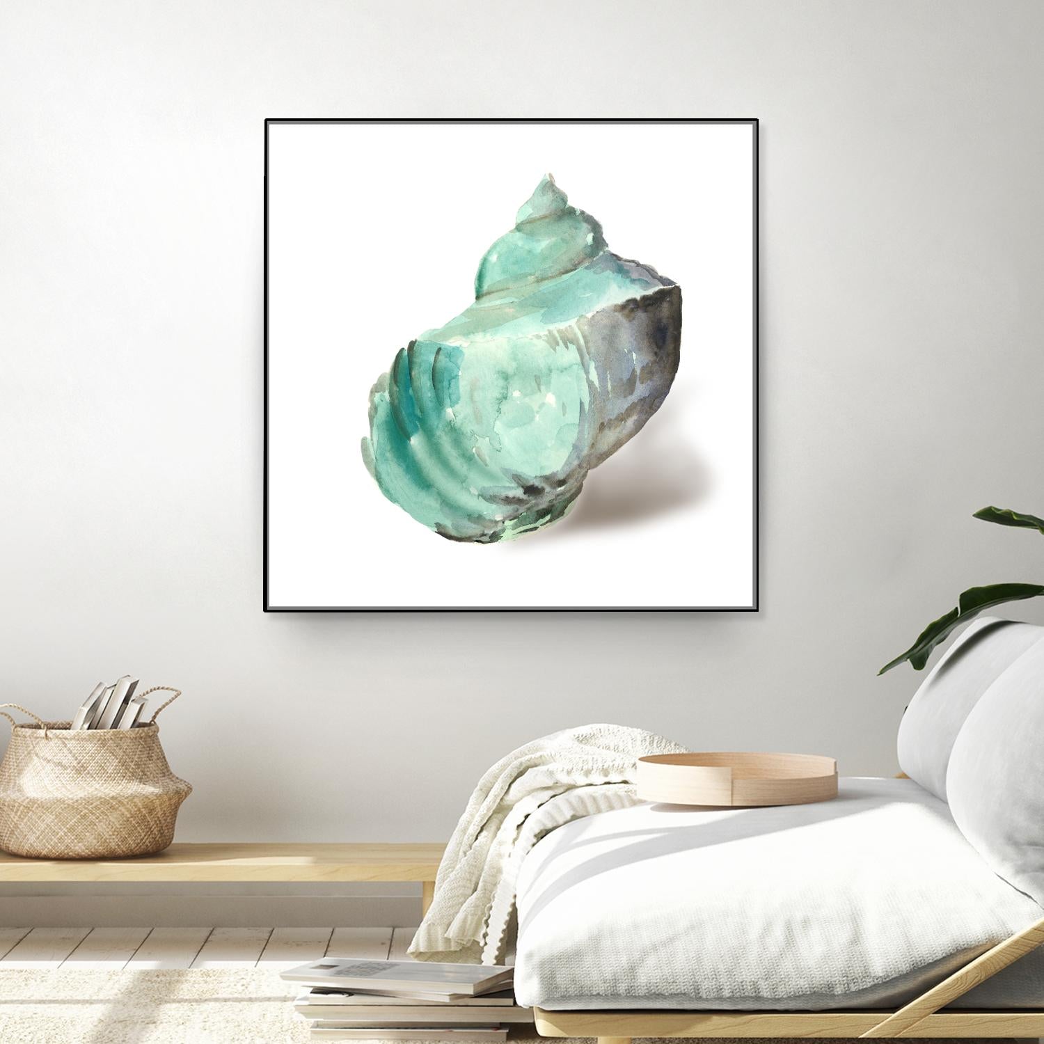 Shell in Mint by Aimee Wilson on GIANT ART - abstract