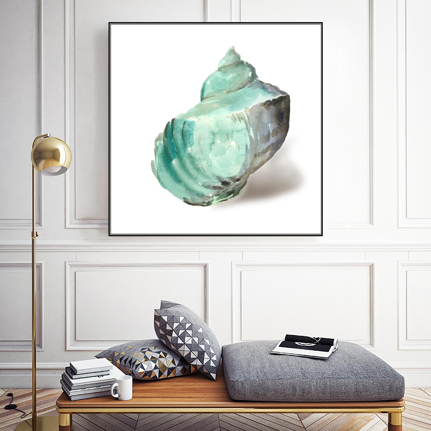 Shell in Mint by Aimee Wilson on GIANT ART - abstract