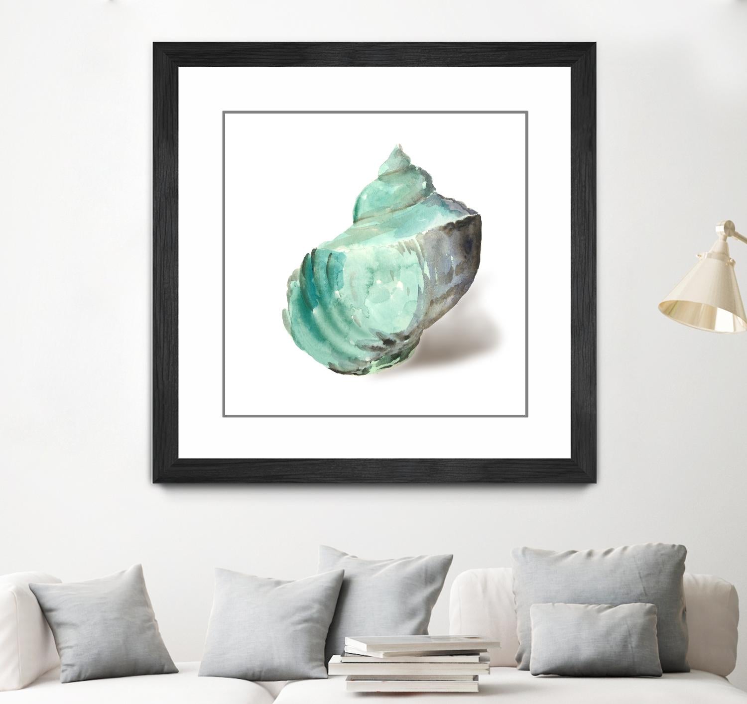 Shell in Mint by Aimee Wilson on GIANT ART - abstract