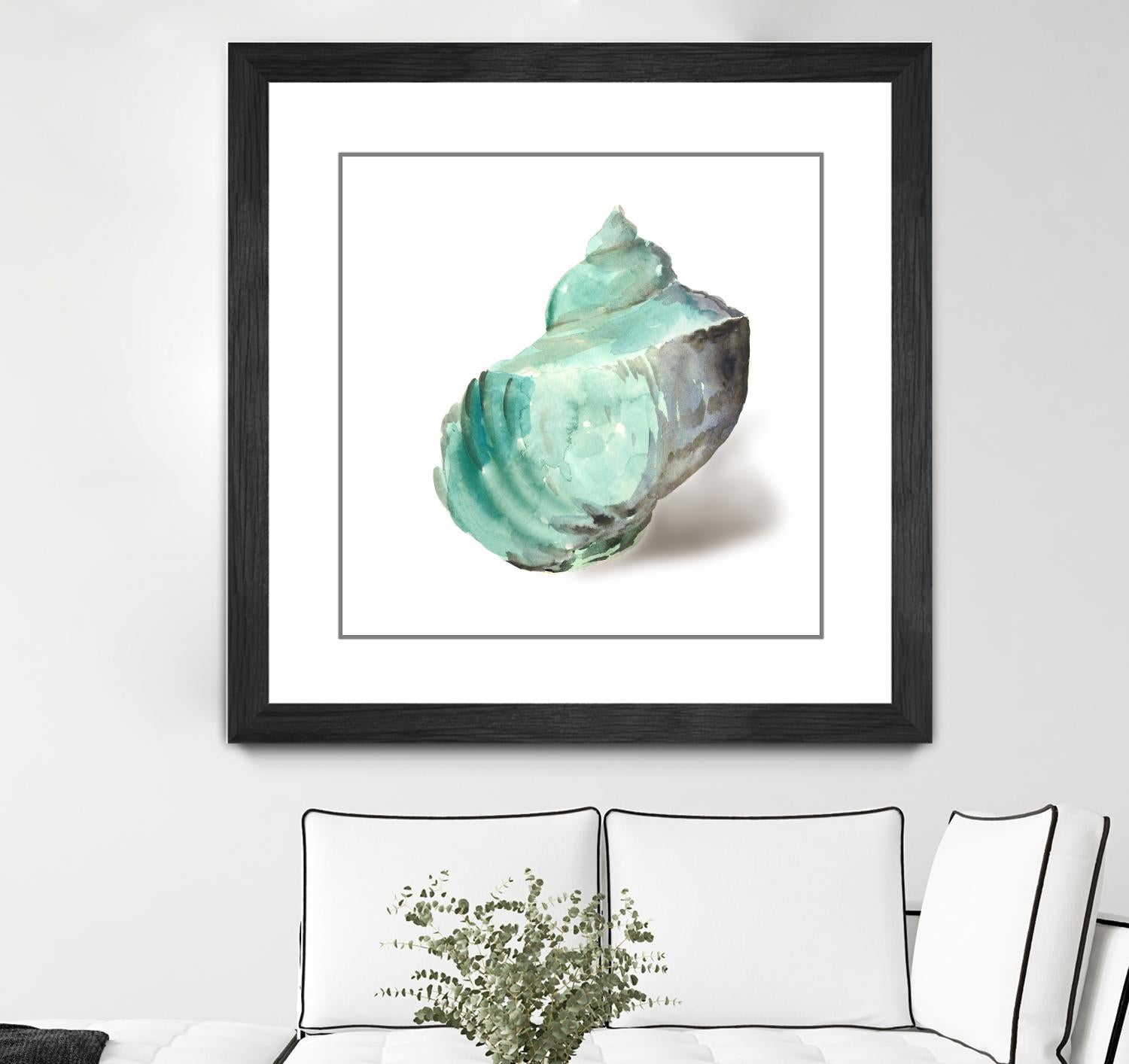 Shell in Mint by Aimee Wilson on GIANT ART - abstract