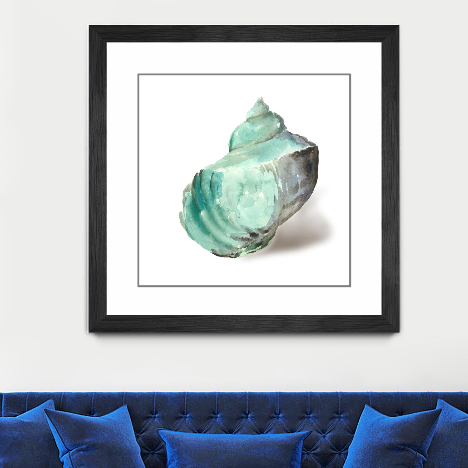 Shell in Mint by Aimee Wilson on GIANT ART - abstract