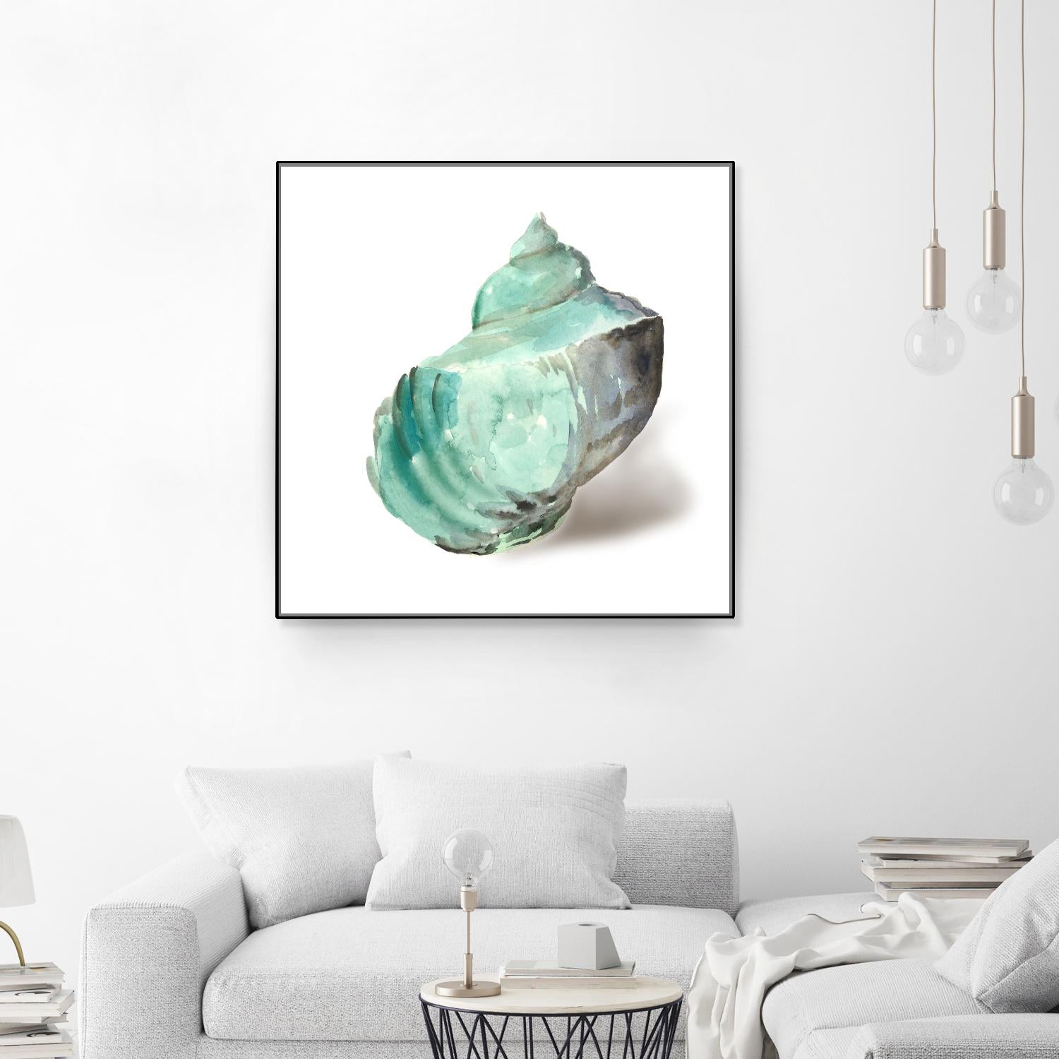 Shell in Mint by Aimee Wilson on GIANT ART - abstract