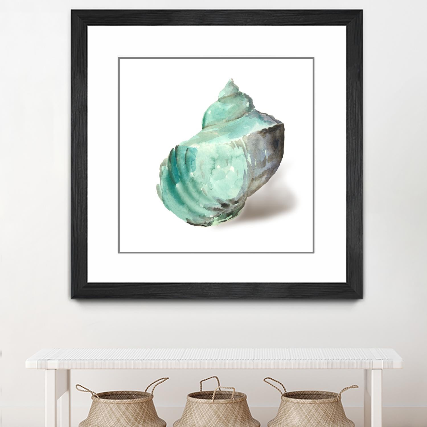 Shell in Mint by Aimee Wilson on GIANT ART - abstract