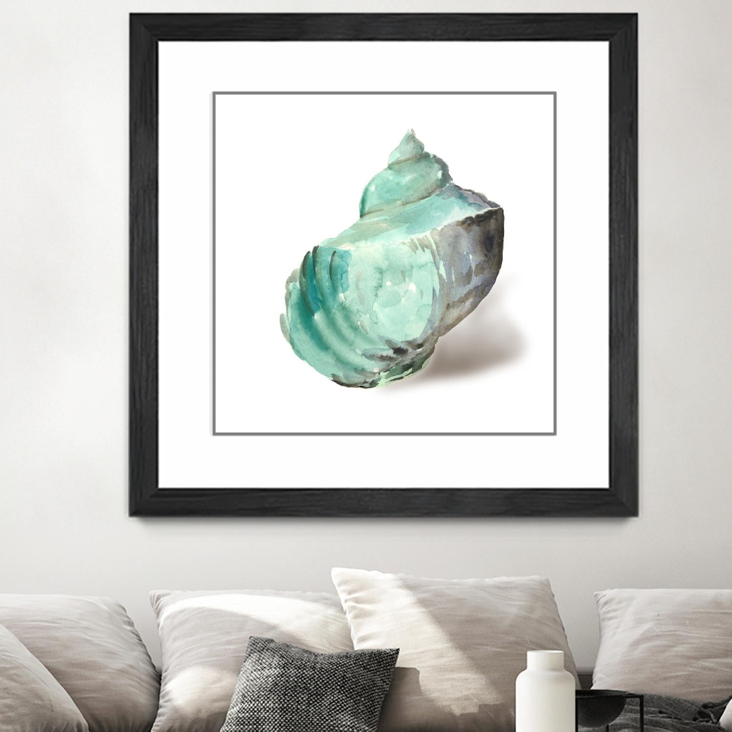 Shell in Mint by Aimee Wilson on GIANT ART - abstract