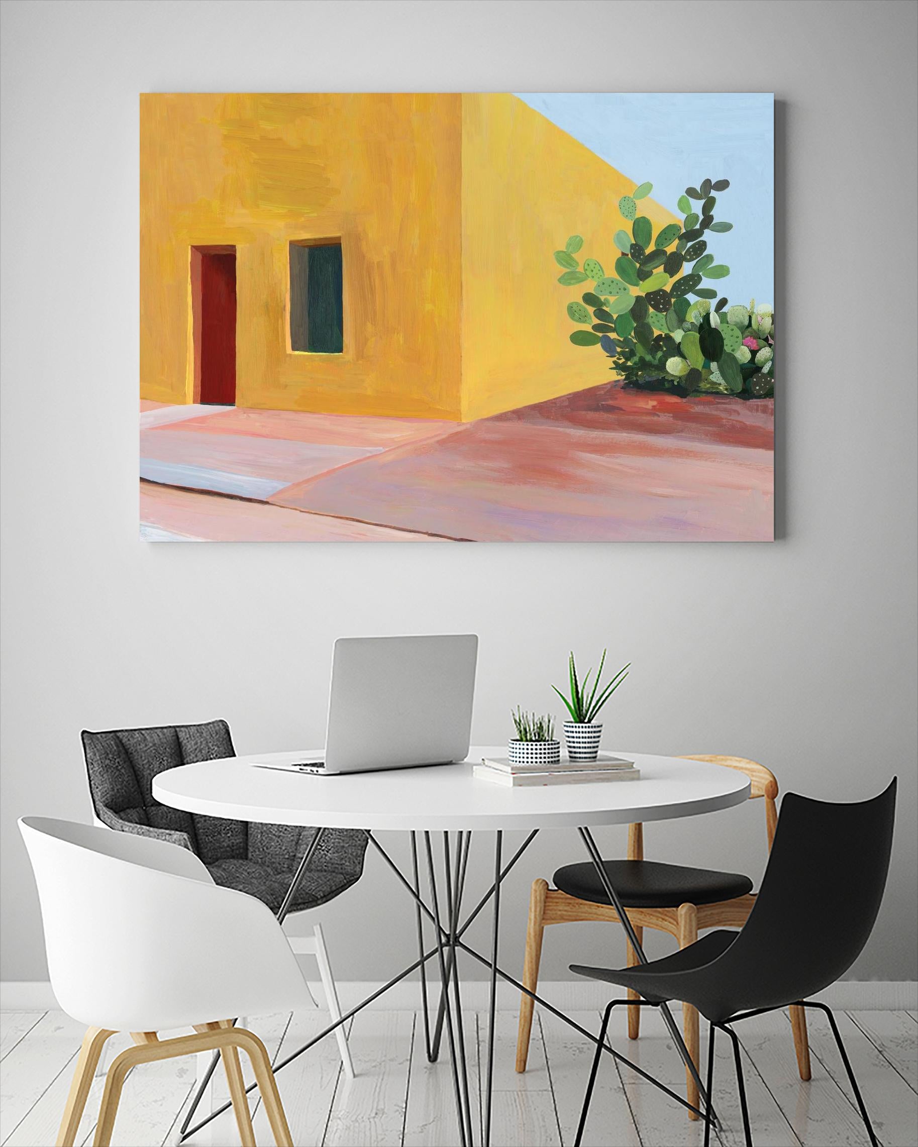 Tuscan Valley by Aimee Wilson on GIANT ART - red architecture cactus