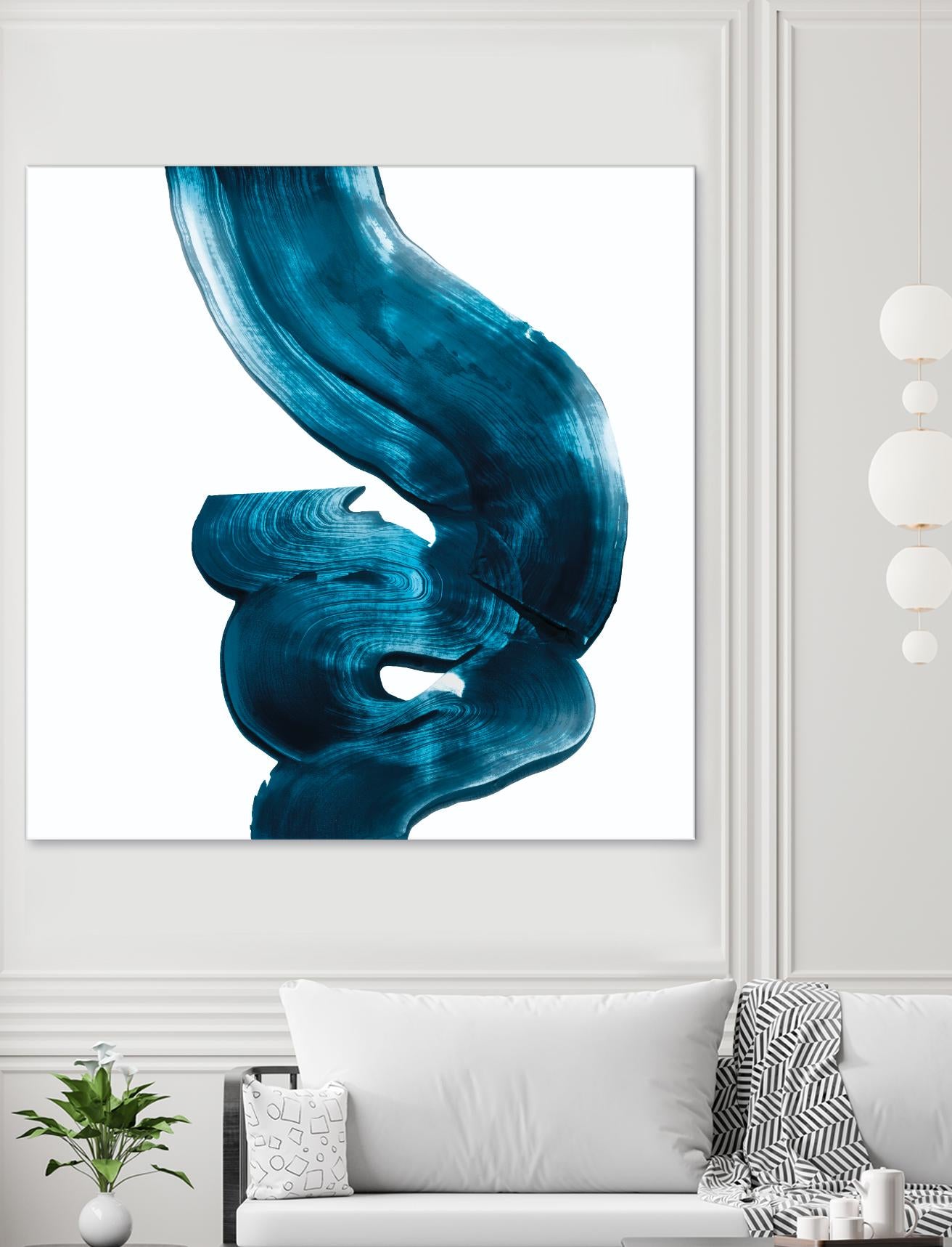 Outside II by Aimee Wilson on GIANT ART - white abstract