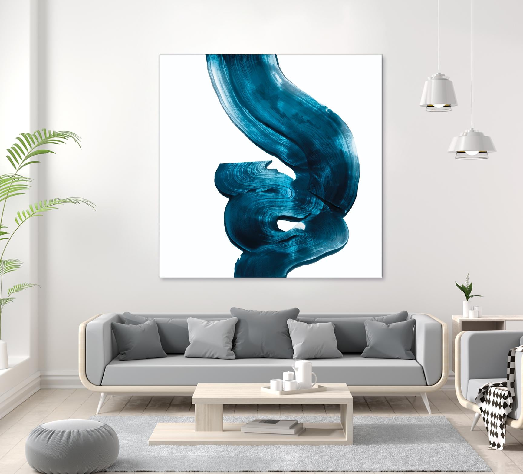 Outside II by Aimee Wilson on GIANT ART - white abstract