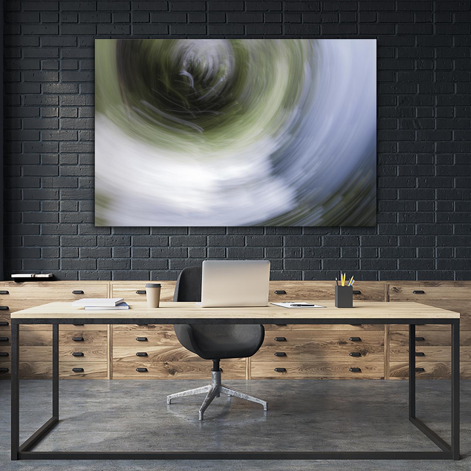 Echoes III by William Cooke on GIANT ART - green abstract