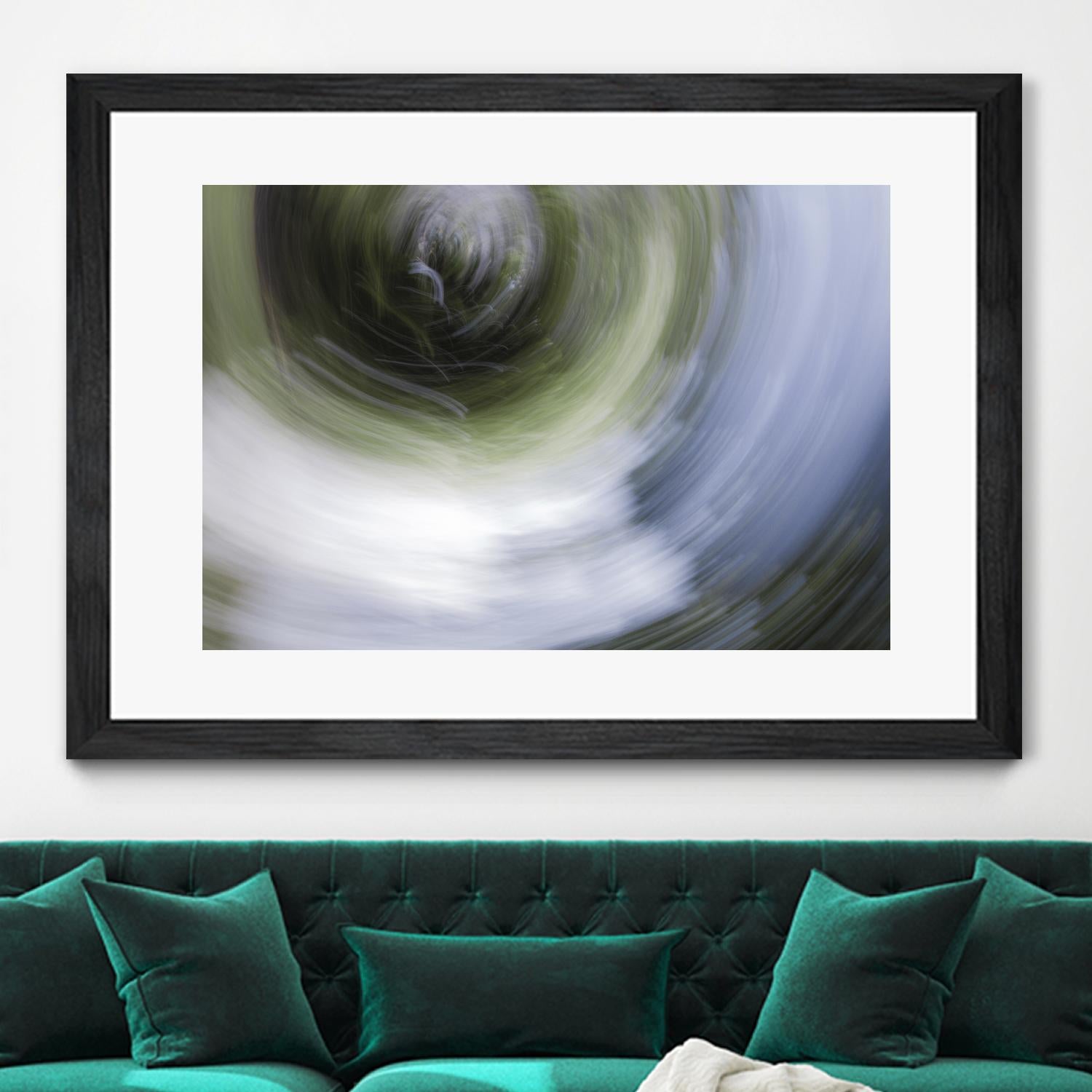 Echoes III by William Cooke on GIANT ART - green abstract