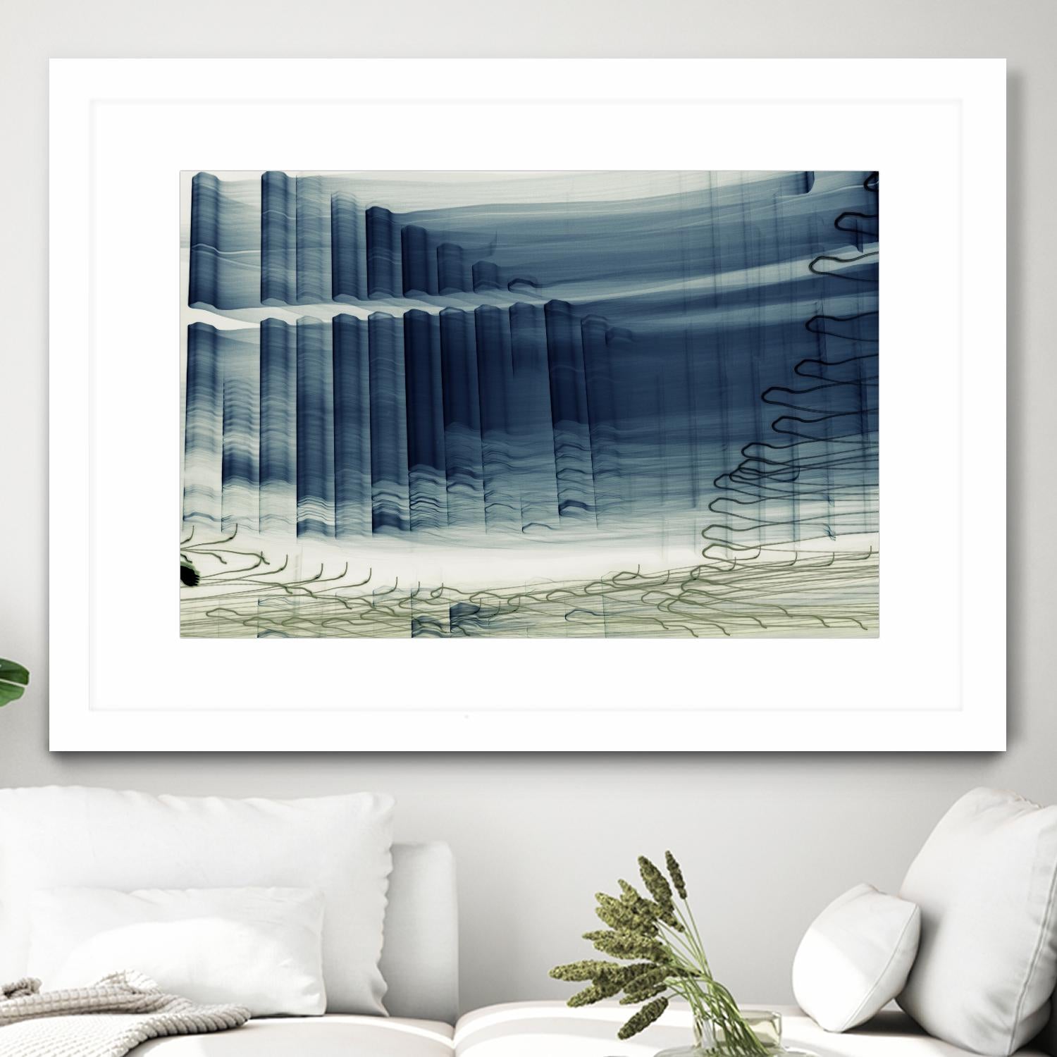 Light Wave I by William Cooke on GIANT ART - white abstract