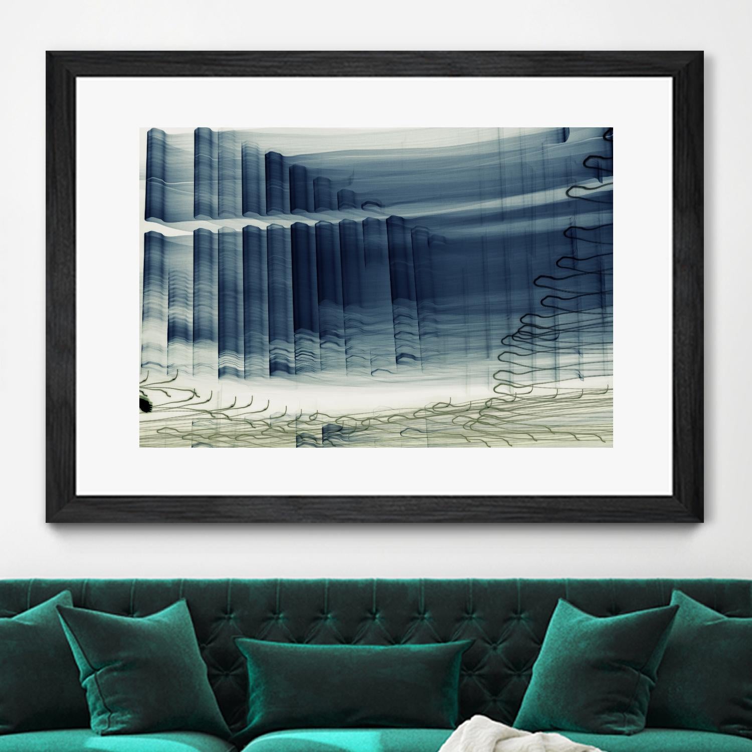 Light Wave I by William Cooke on GIANT ART - white abstract