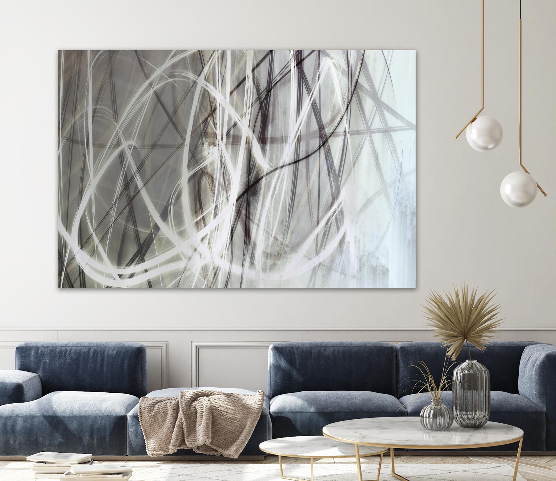 Crosswinds I by William Cooke on GIANT ART - white abstract