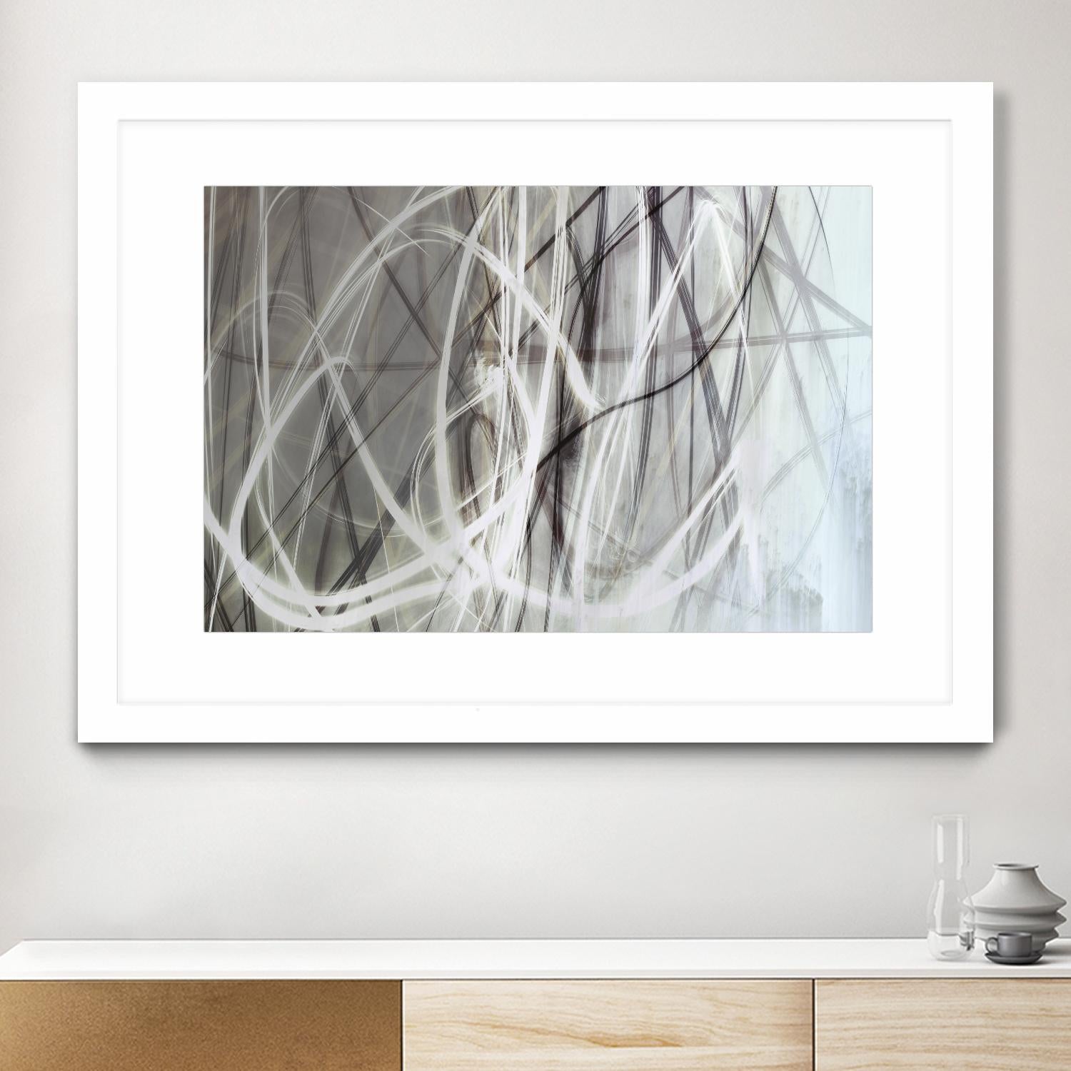 Crosswinds I by William Cooke on GIANT ART - white abstract