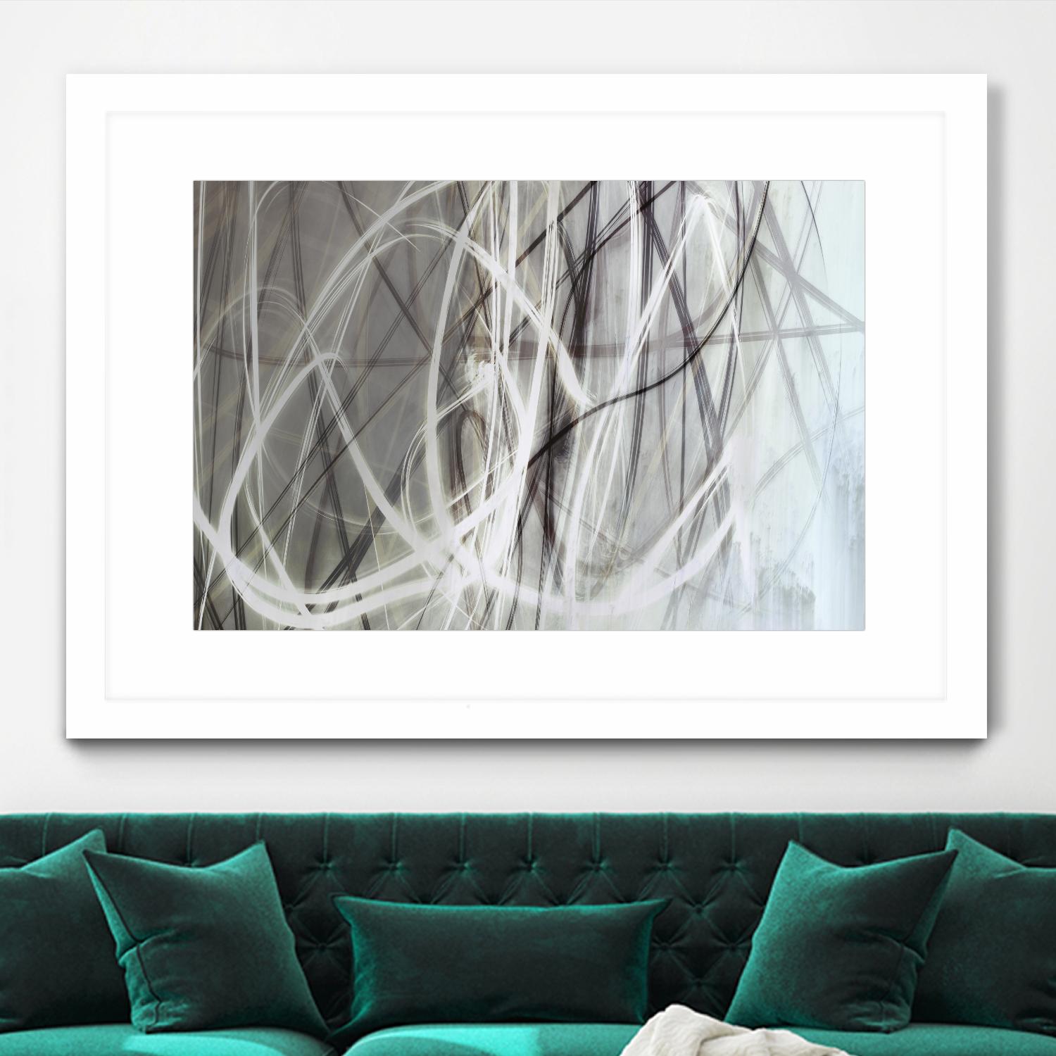 Crosswinds I by William Cooke on GIANT ART - white abstract