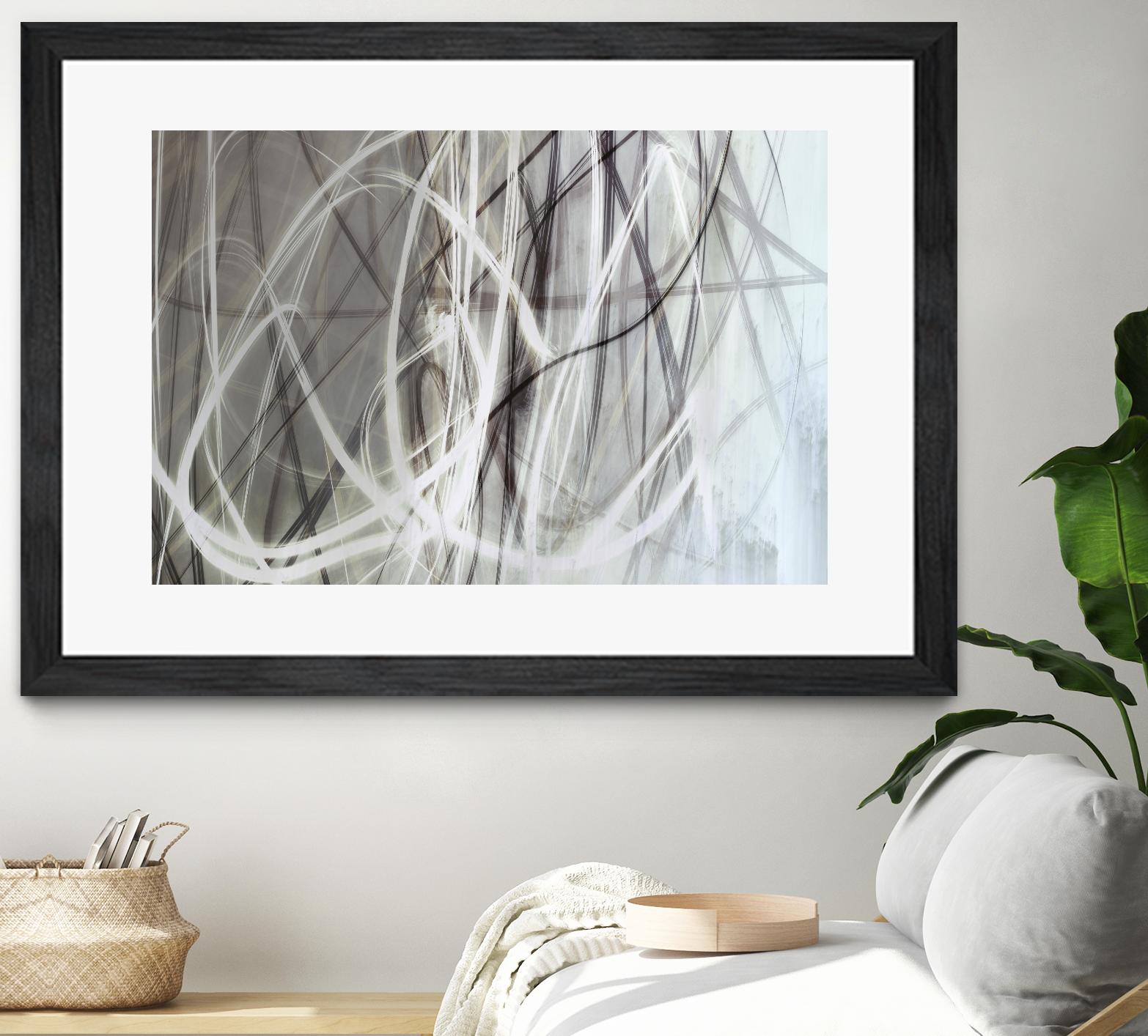 Crosswinds I by William Cooke on GIANT ART - white abstract