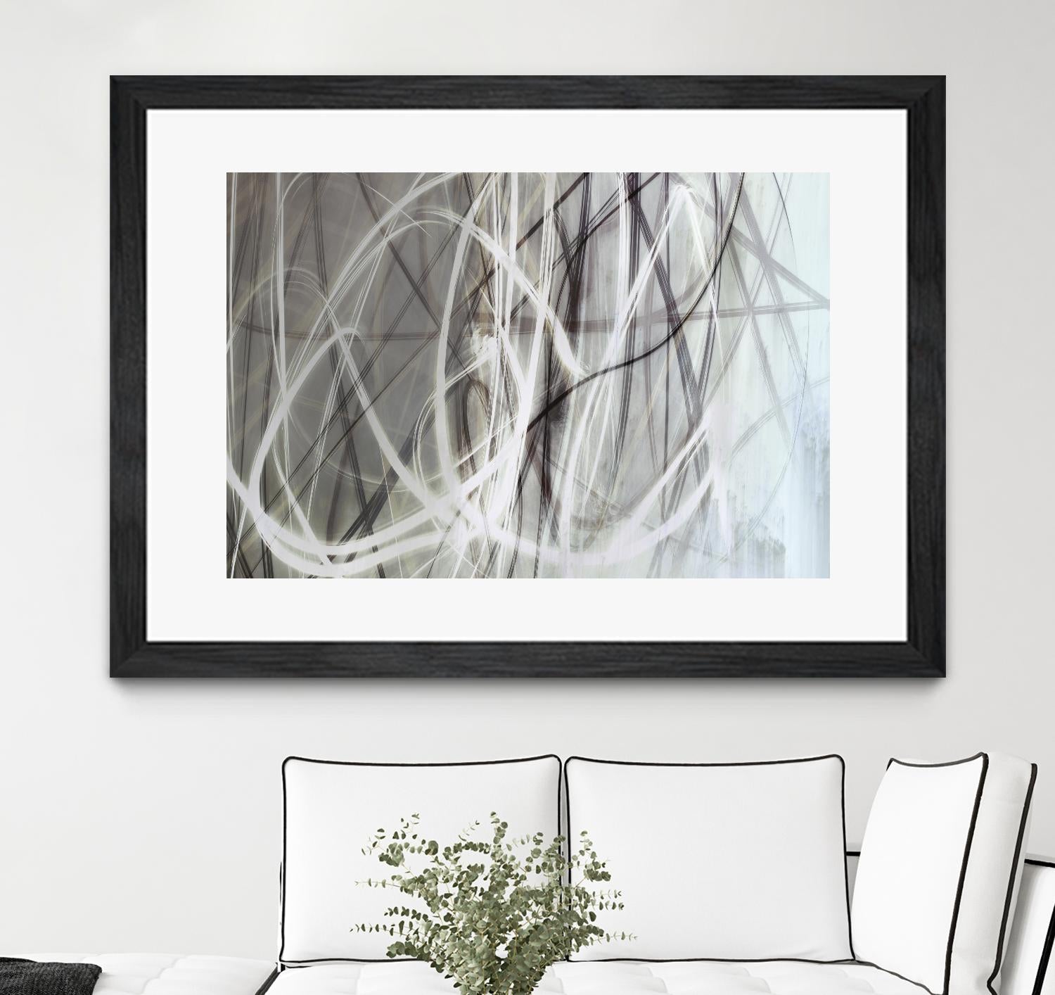 Crosswinds I by William Cooke on GIANT ART - white abstract