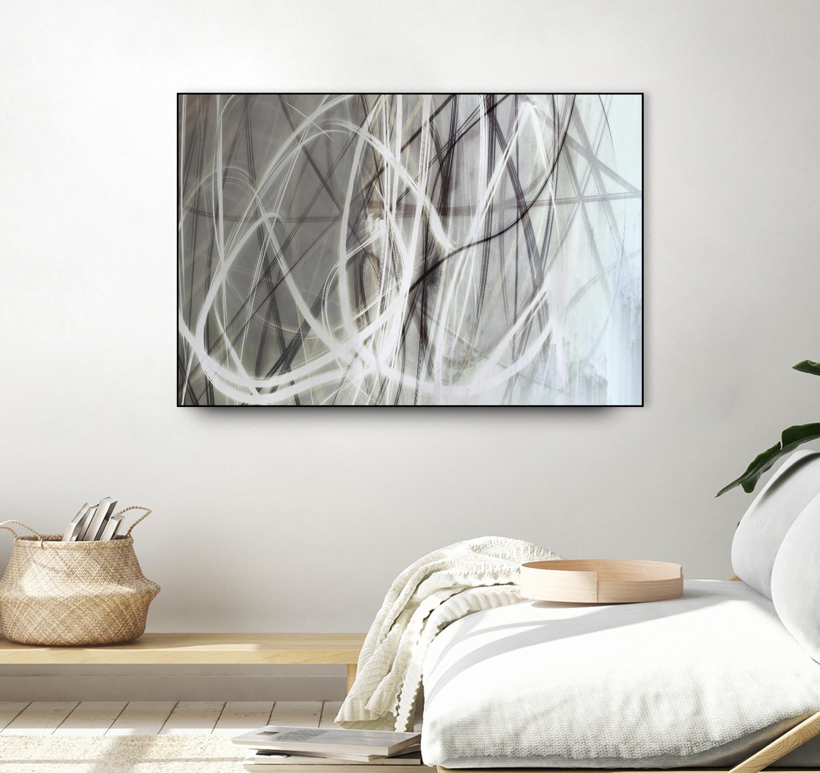Crosswinds I by William Cooke on GIANT ART - white abstract