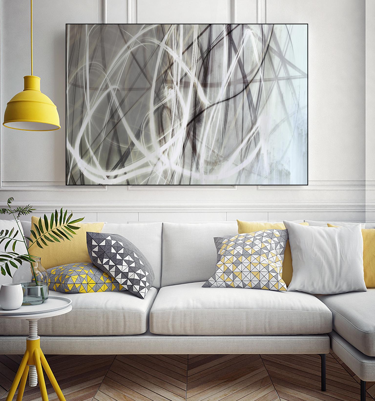 Crosswinds I by William Cooke on GIANT ART - white abstract