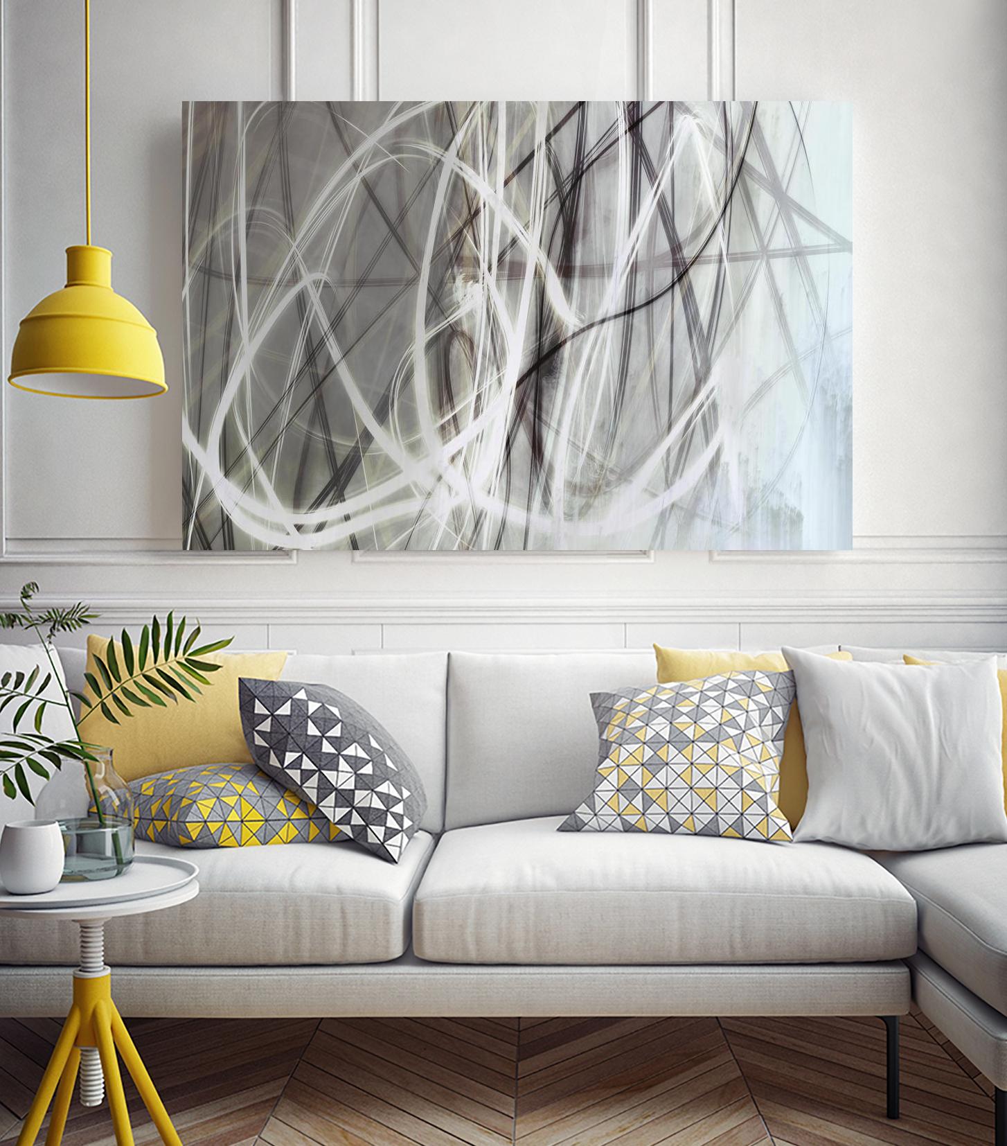 Crosswinds I by William Cooke on GIANT ART - white abstract