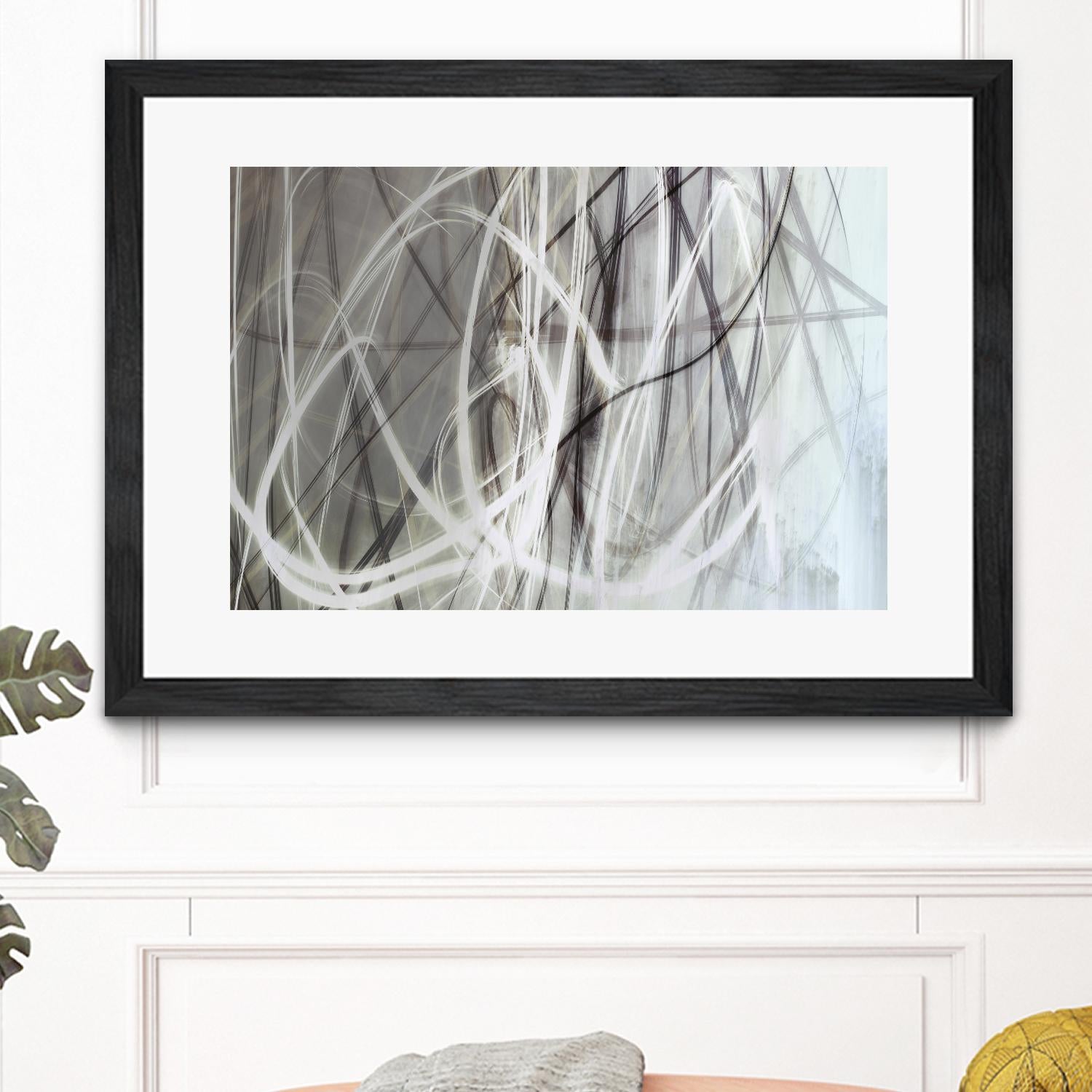 Crosswinds I by William Cooke on GIANT ART - white abstract