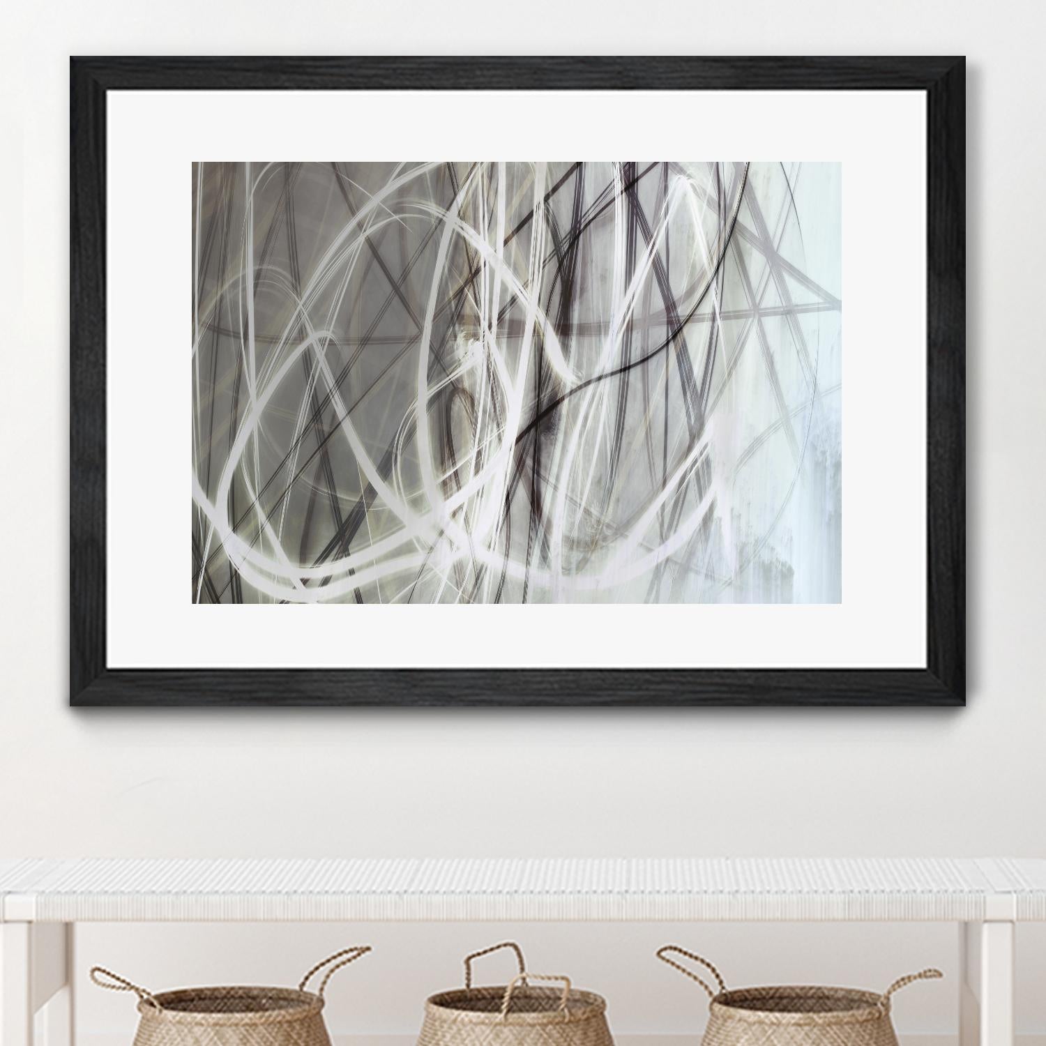 Crosswinds I by William Cooke on GIANT ART - white abstract