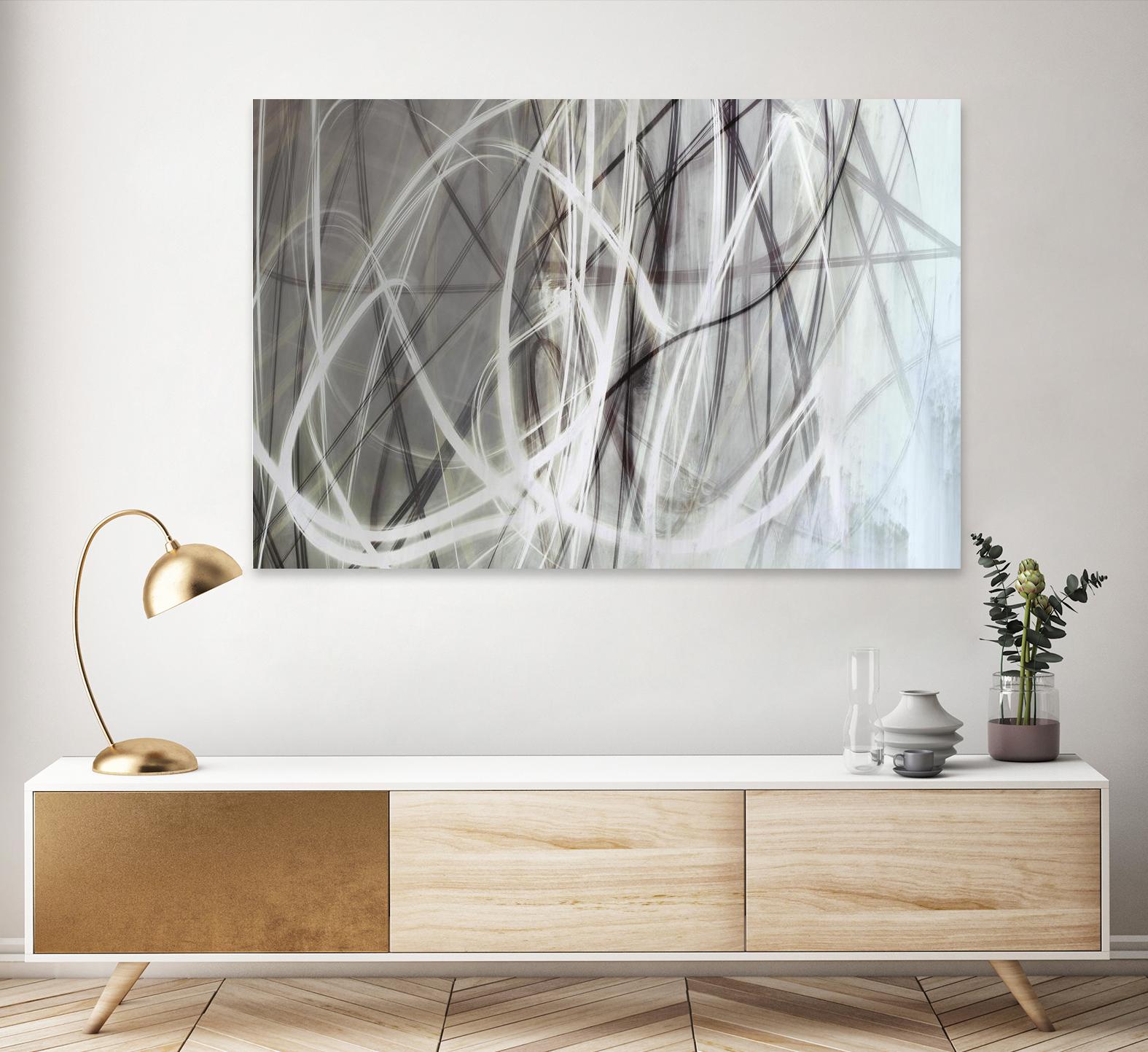 Crosswinds I by William Cooke on GIANT ART - white abstract