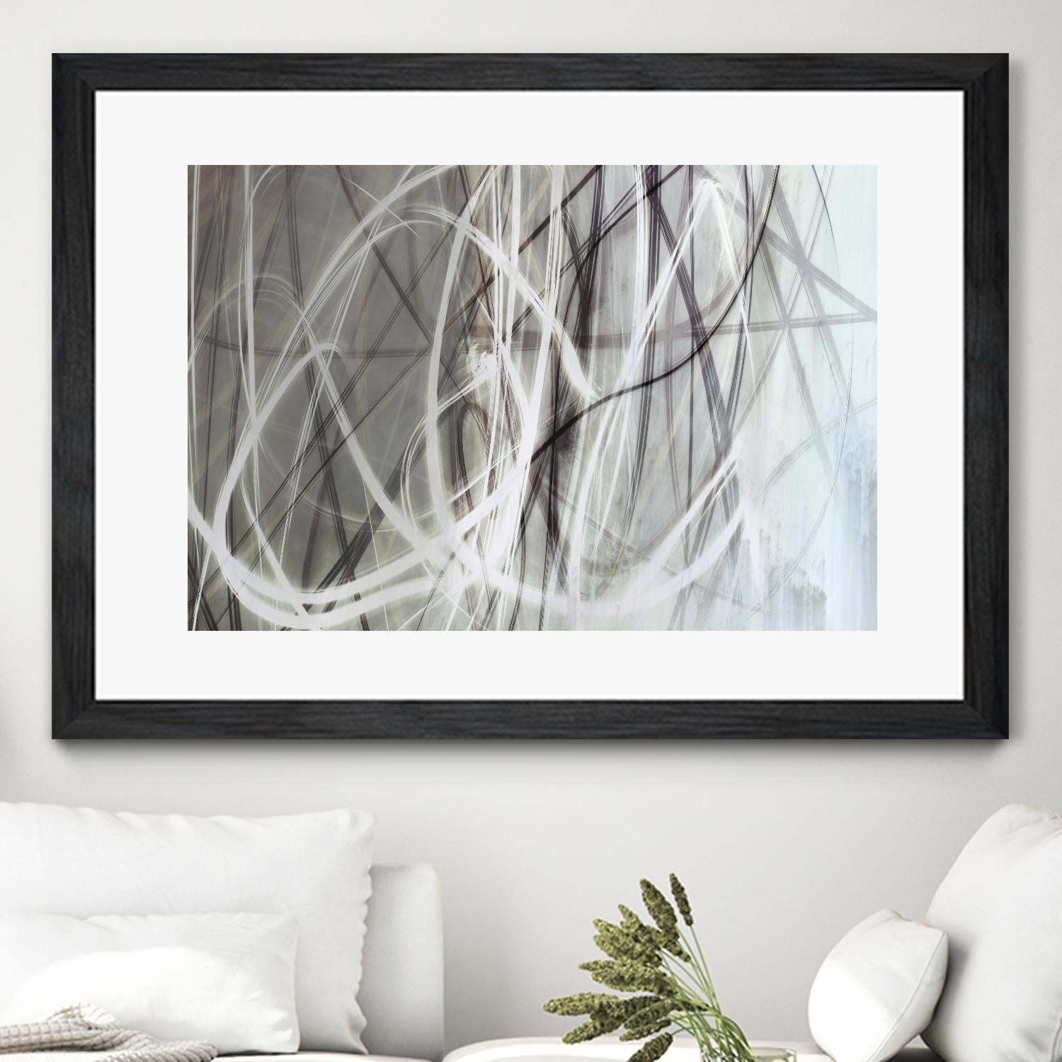 Crosswinds I by William Cooke on GIANT ART - white abstract