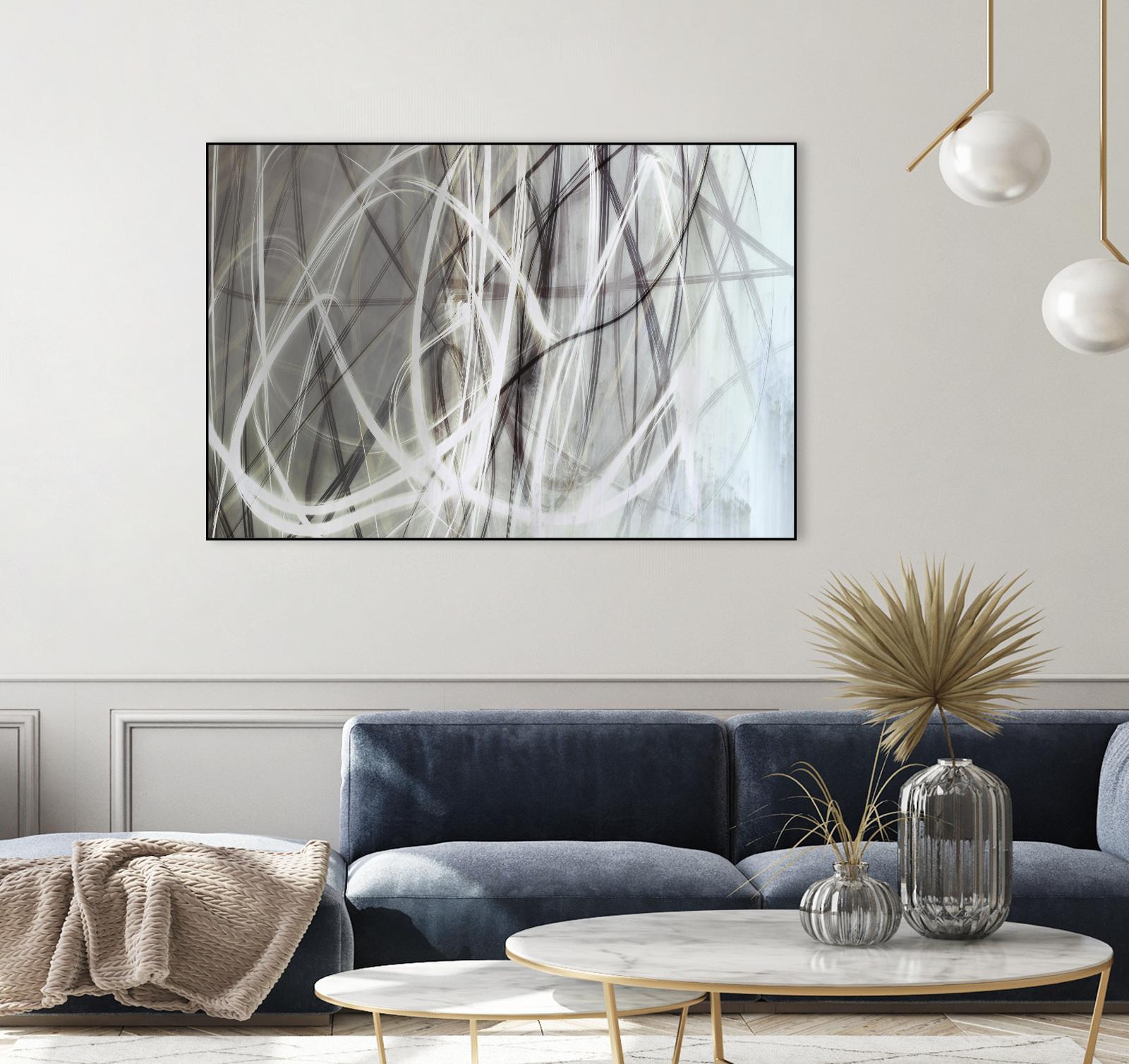 Crosswinds I by William Cooke on GIANT ART - white abstract