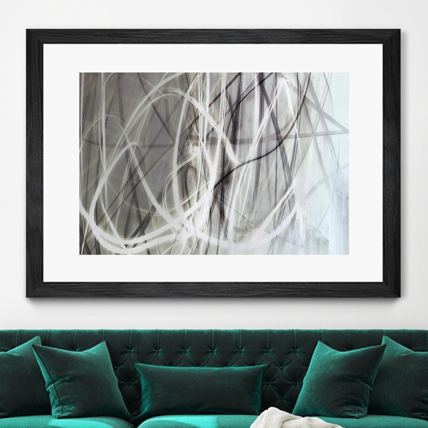 Crosswinds I by William Cooke on GIANT ART - white abstract