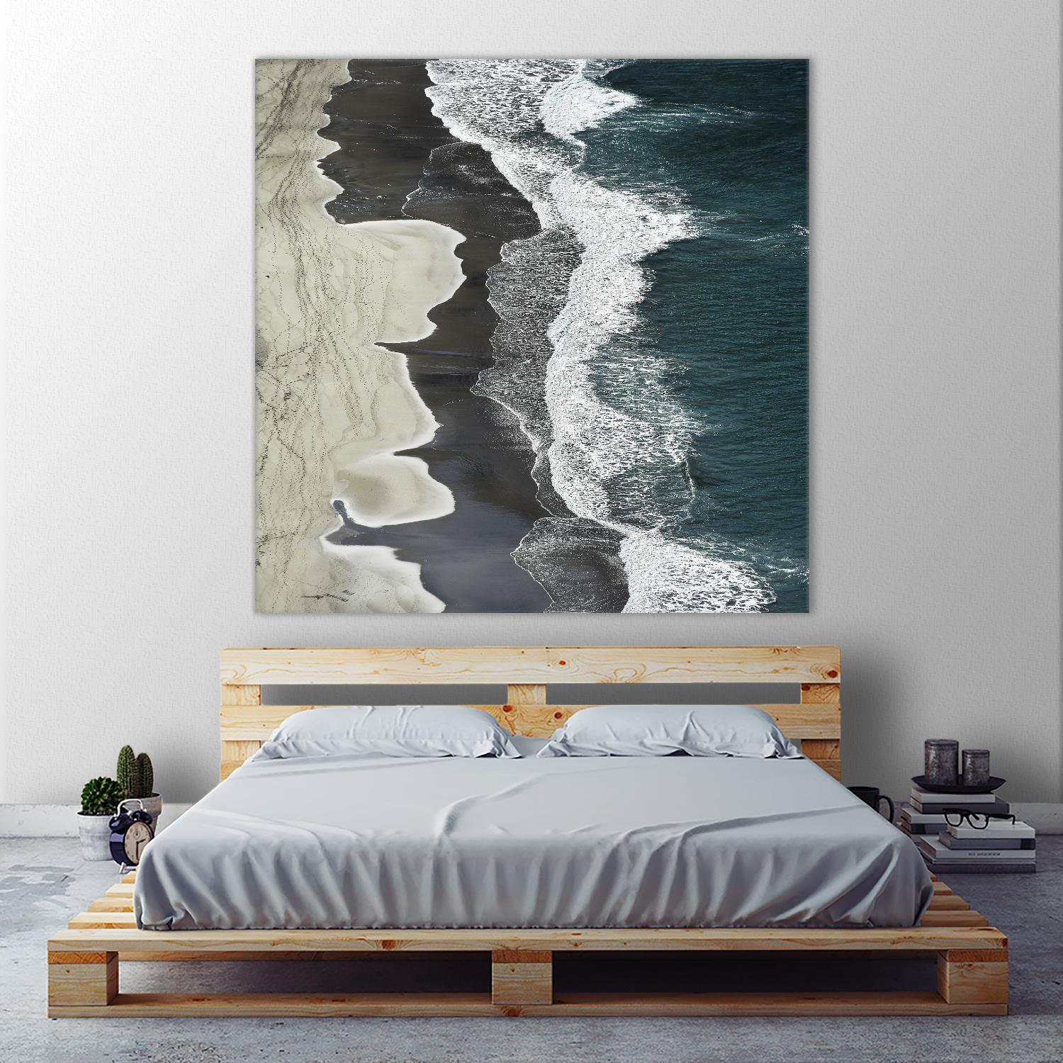 Molenaar - Running Waves by 1X on GIANT ART - grey landscape