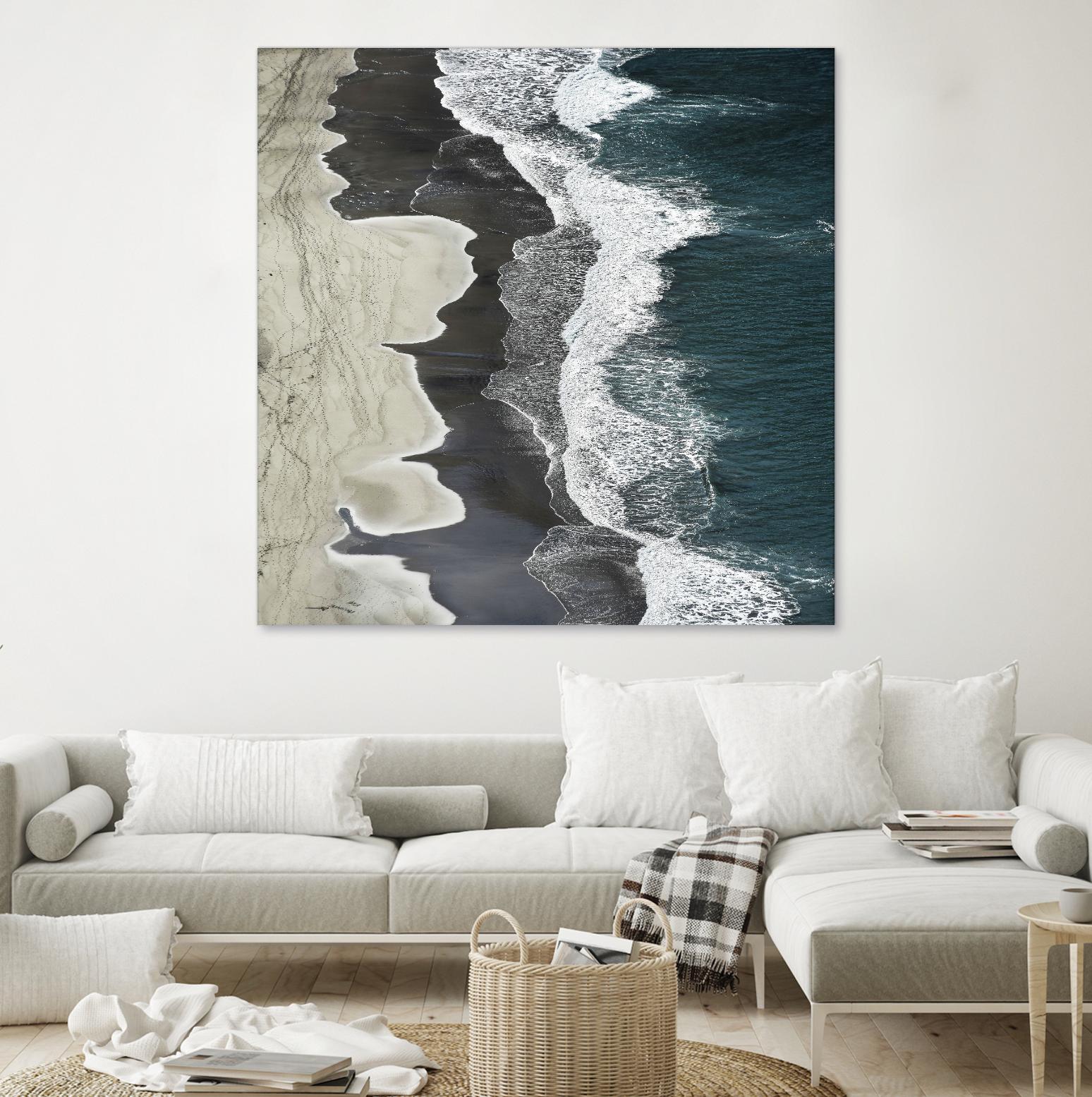 Molenaar - Running Waves by 1X on GIANT ART - grey landscape