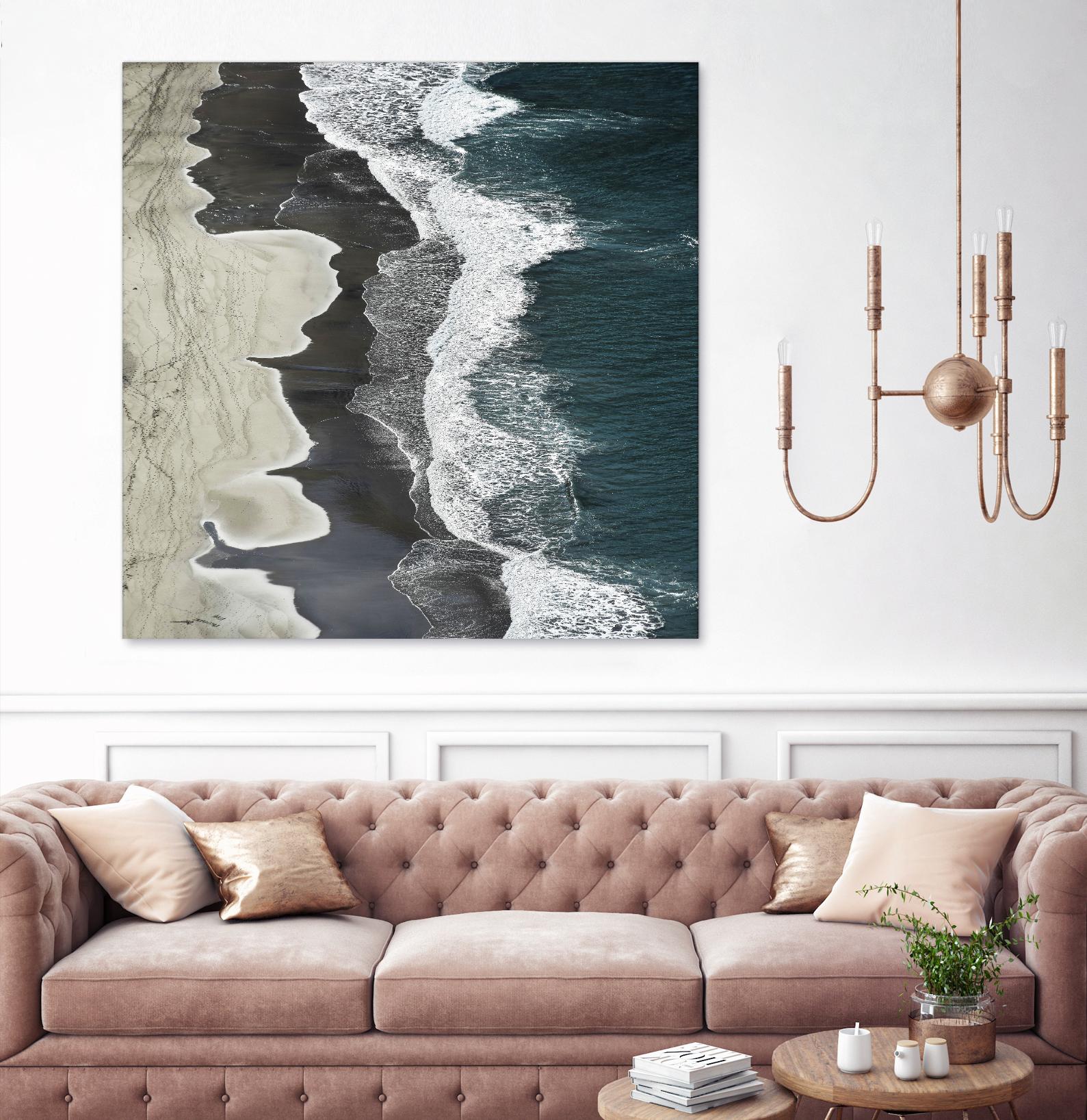 Molenaar - Running Waves by 1X on GIANT ART - grey landscape