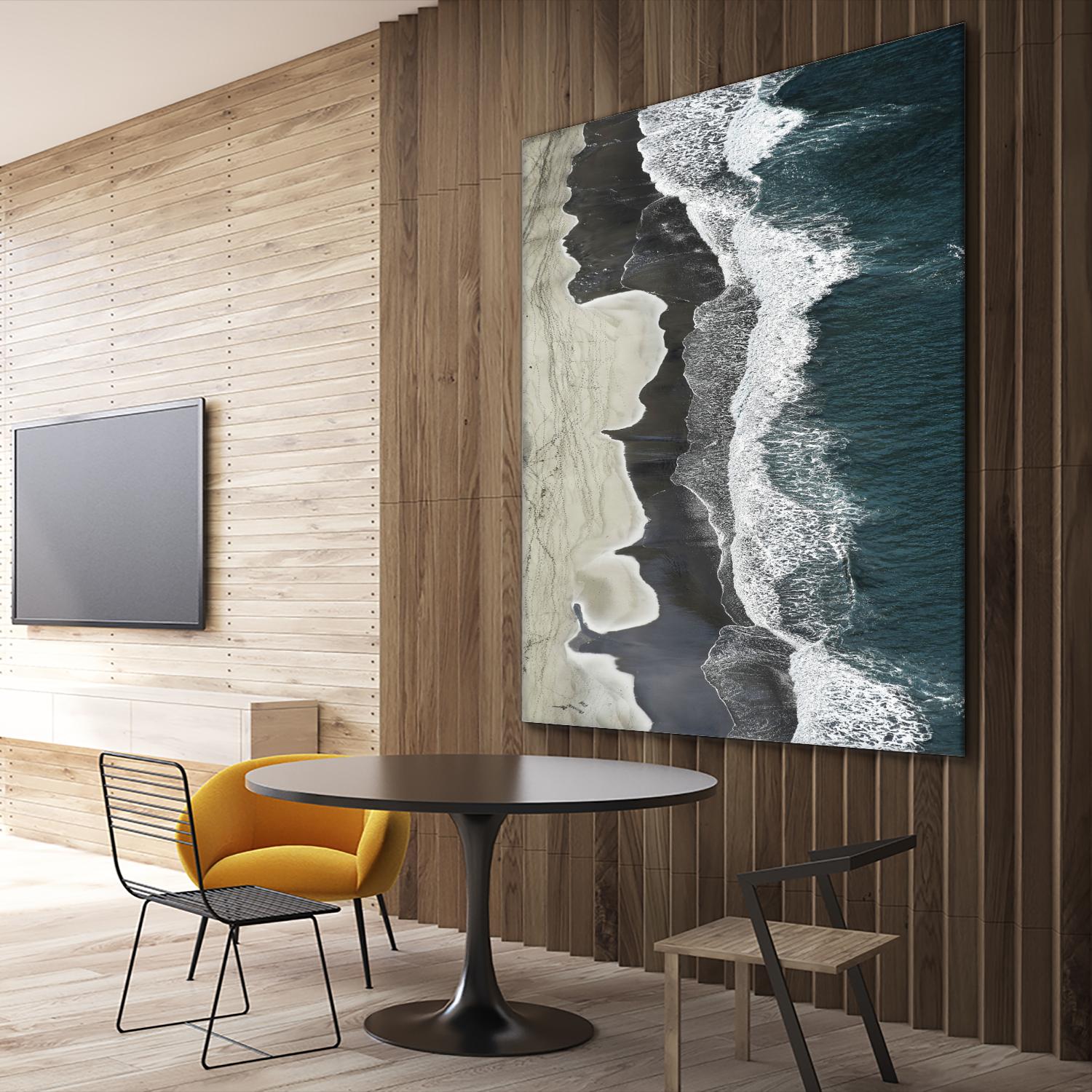 Molenaar - Running Waves by 1X on GIANT ART - grey landscape