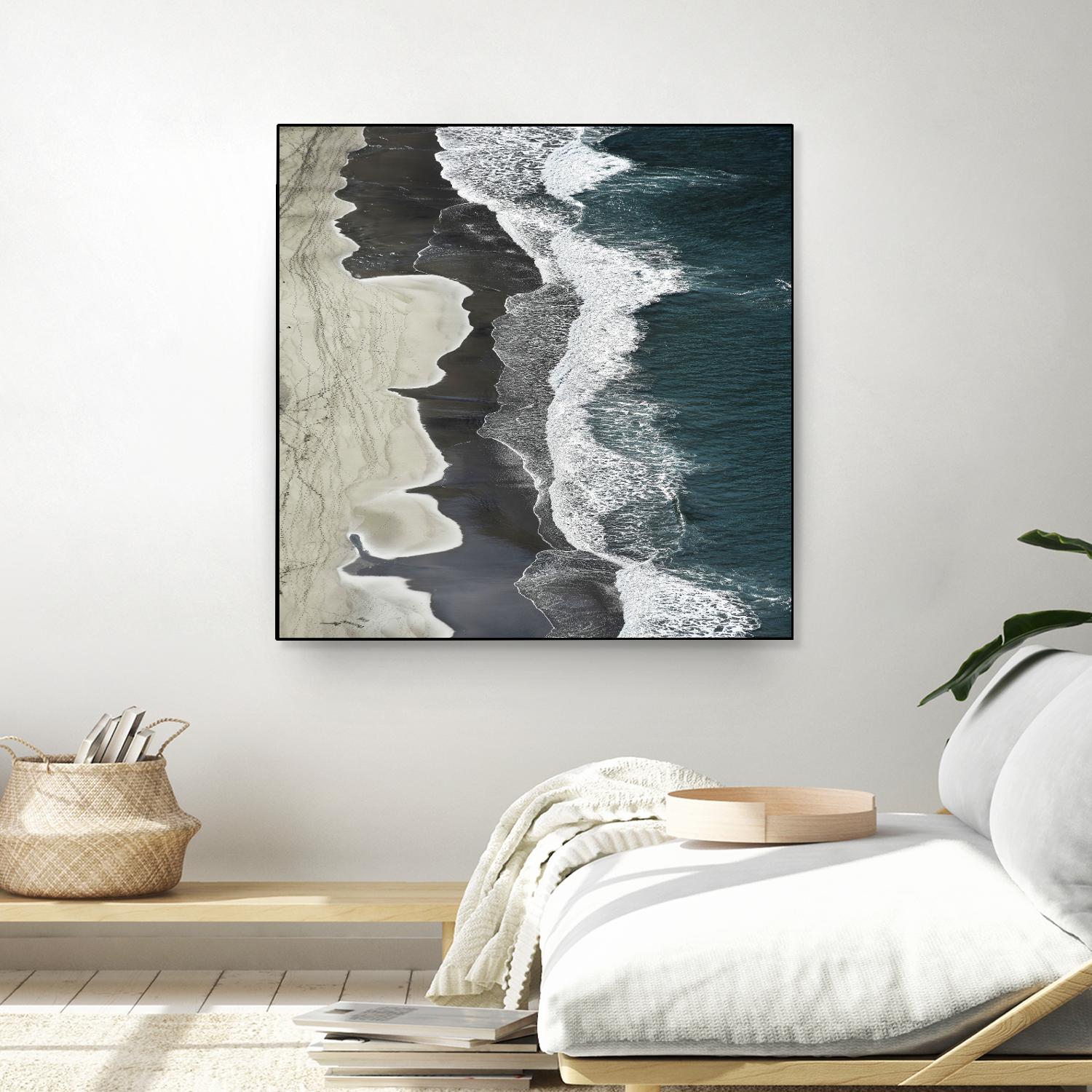 Molenaar - Running Waves by 1X on GIANT ART - grey landscape