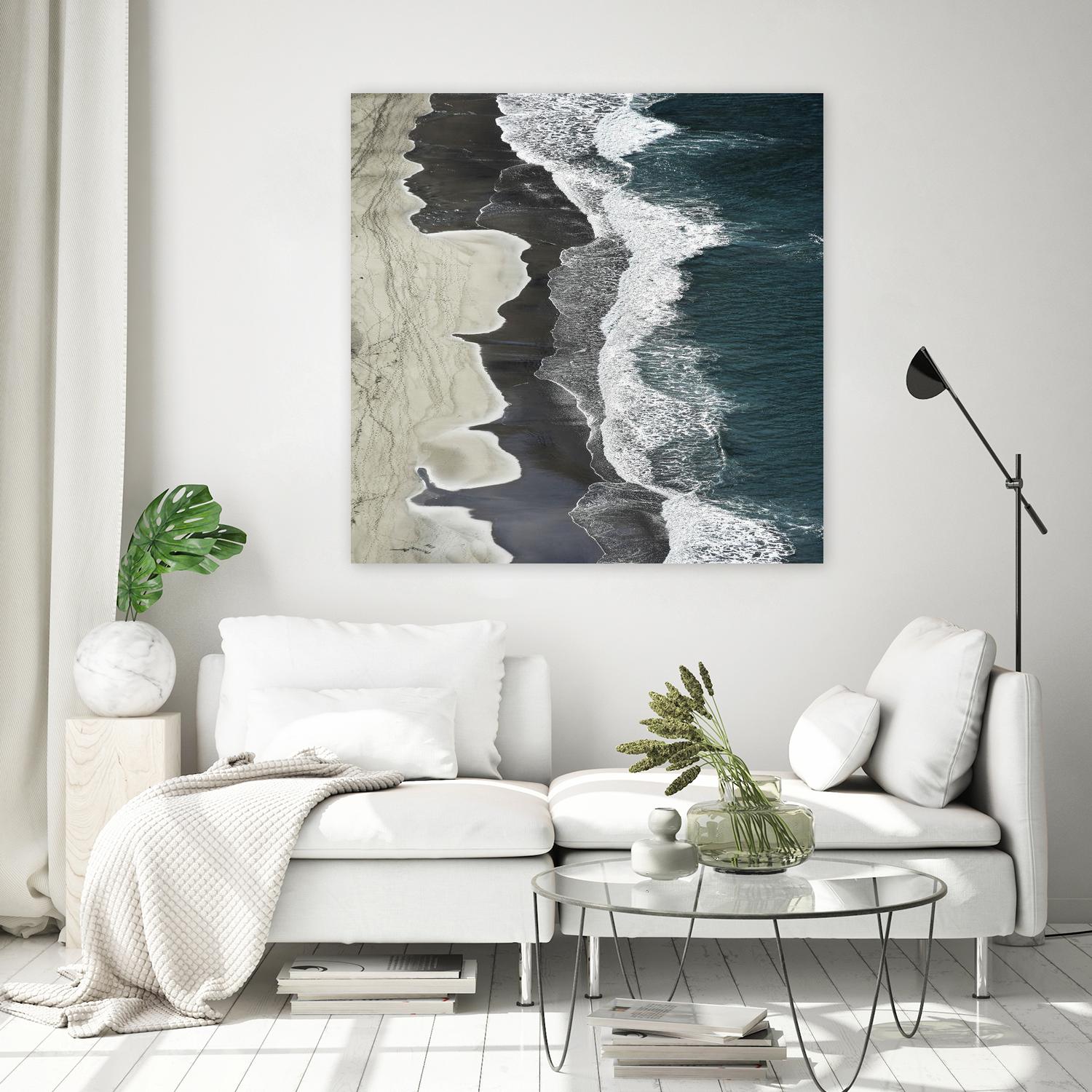 Molenaar - Running Waves by 1X on GIANT ART - grey landscape