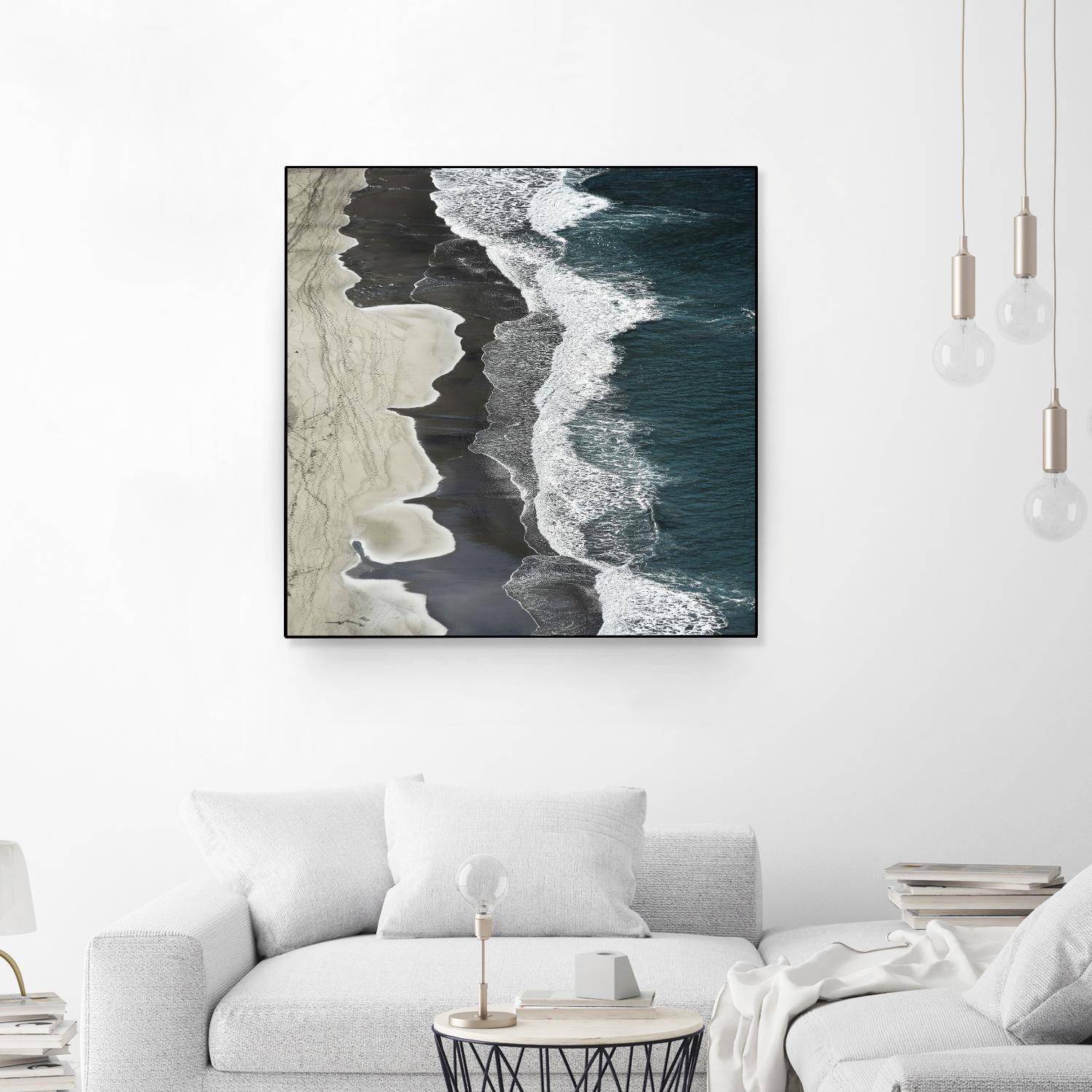 Molenaar - Running Waves by 1X on GIANT ART - grey landscape