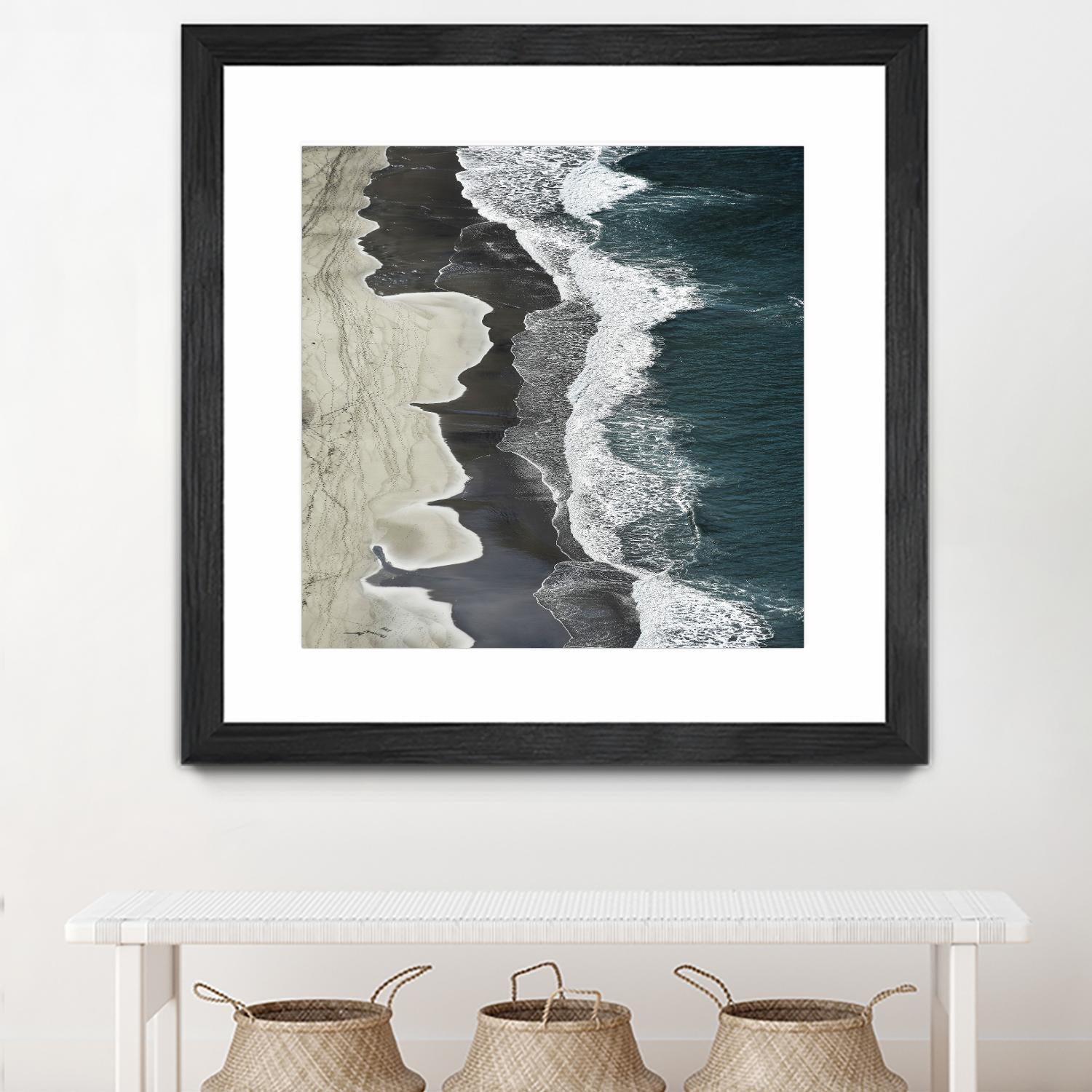 Molenaar - Running Waves by 1X on GIANT ART - grey landscape