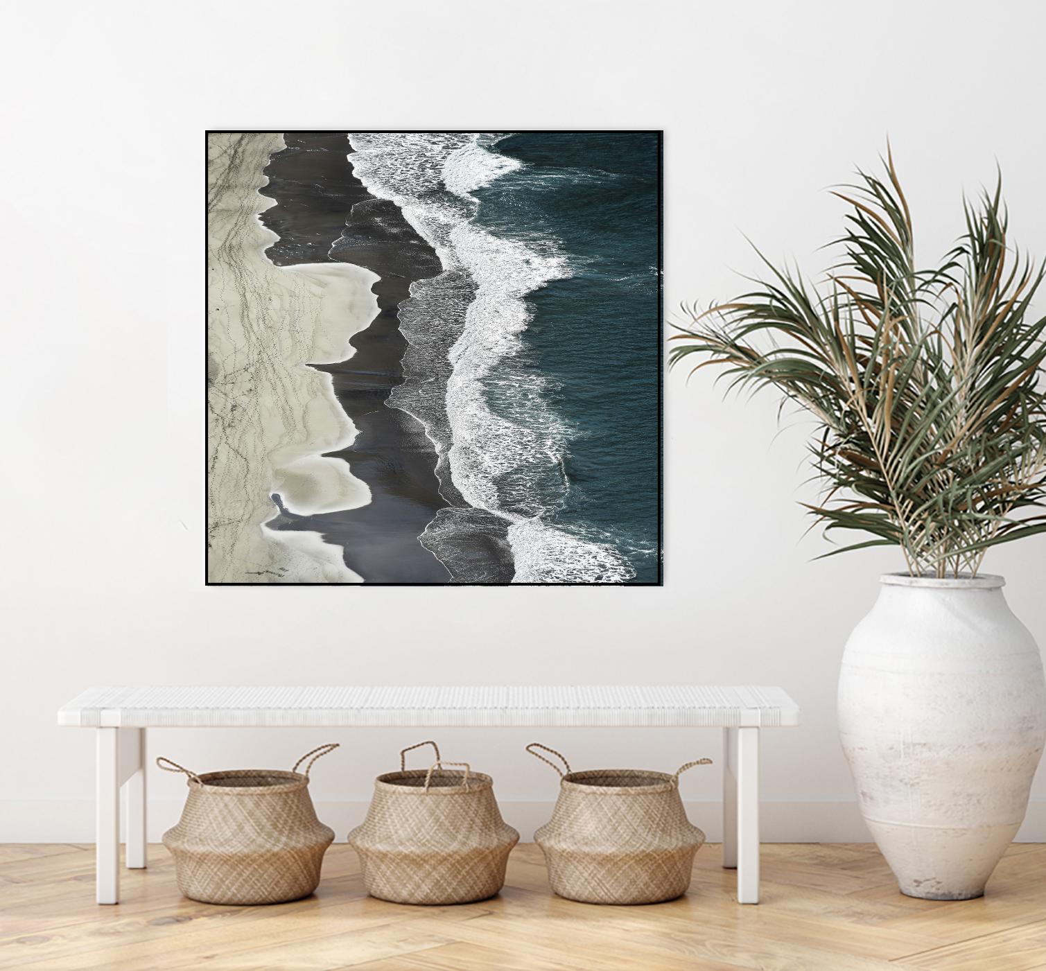 Molenaar - Running Waves by 1X on GIANT ART - grey landscape