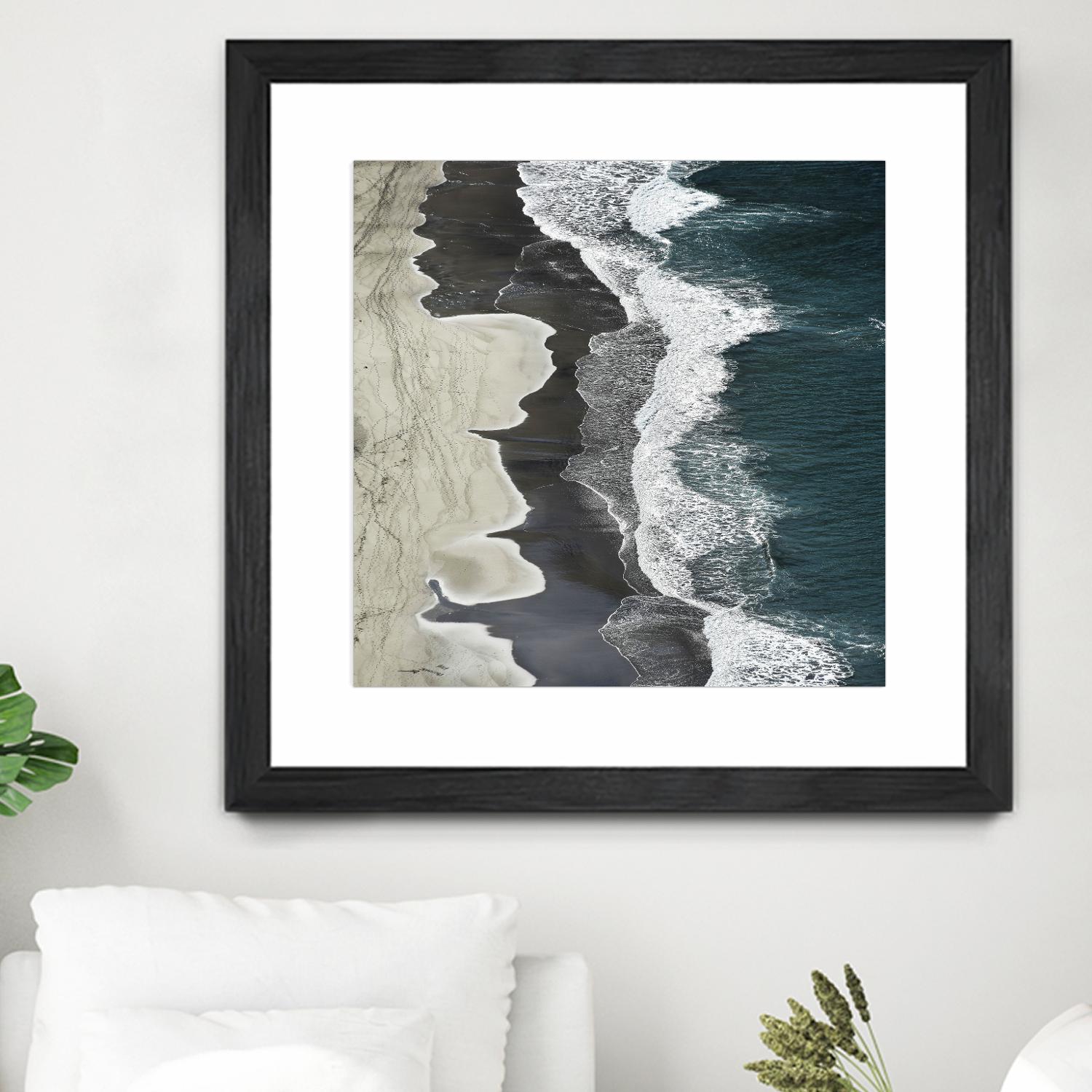 Molenaar - Running Waves by 1X on GIANT ART - grey landscape