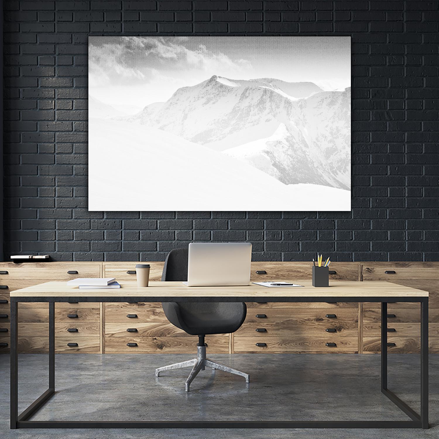 Keilen - Untitled by 1X on GIANT ART - grey landscape