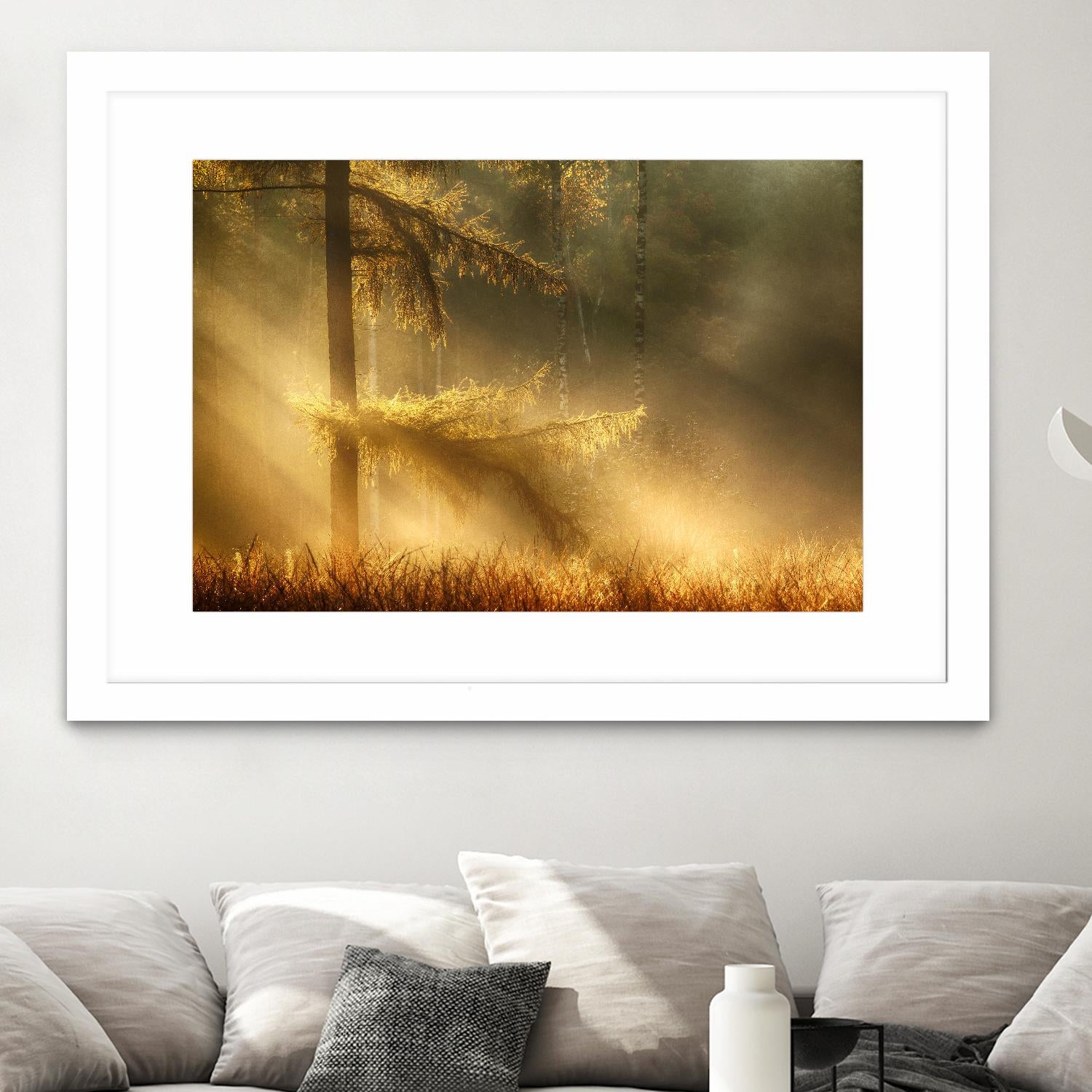 Autumn Light by Mies 1X on GIANT ART - orange trees