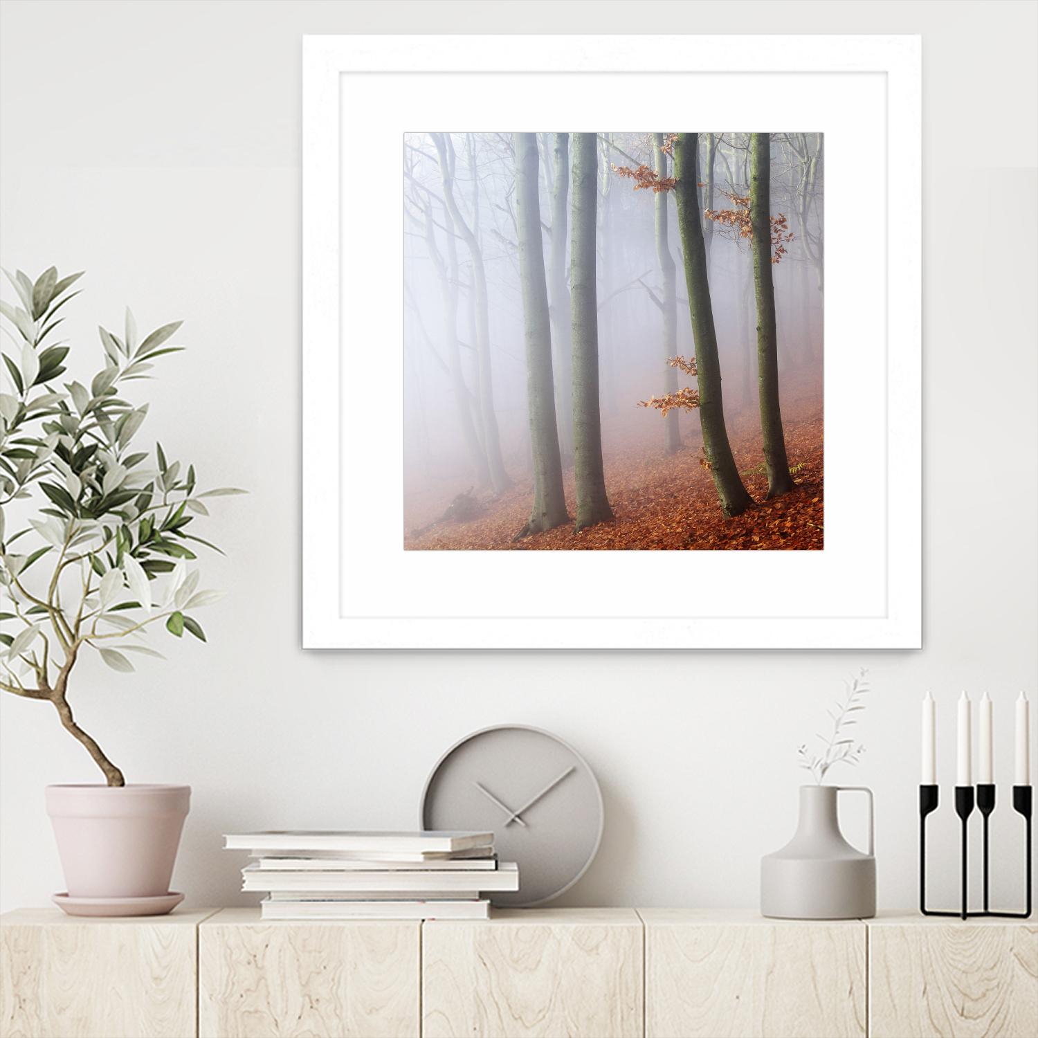 Fog by Popovsky 1X on GIANT ART - orange landscape