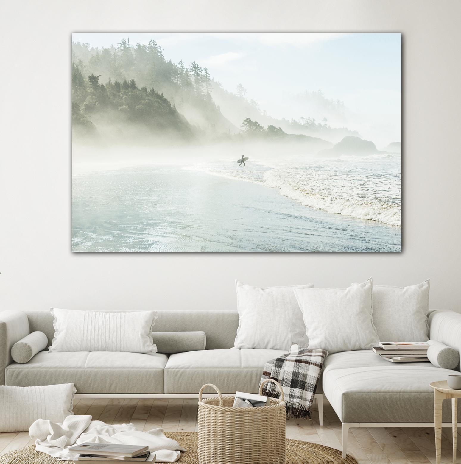 Suhrie - Catching the Morning Surf by 1X on GIANT ART - blue landscape